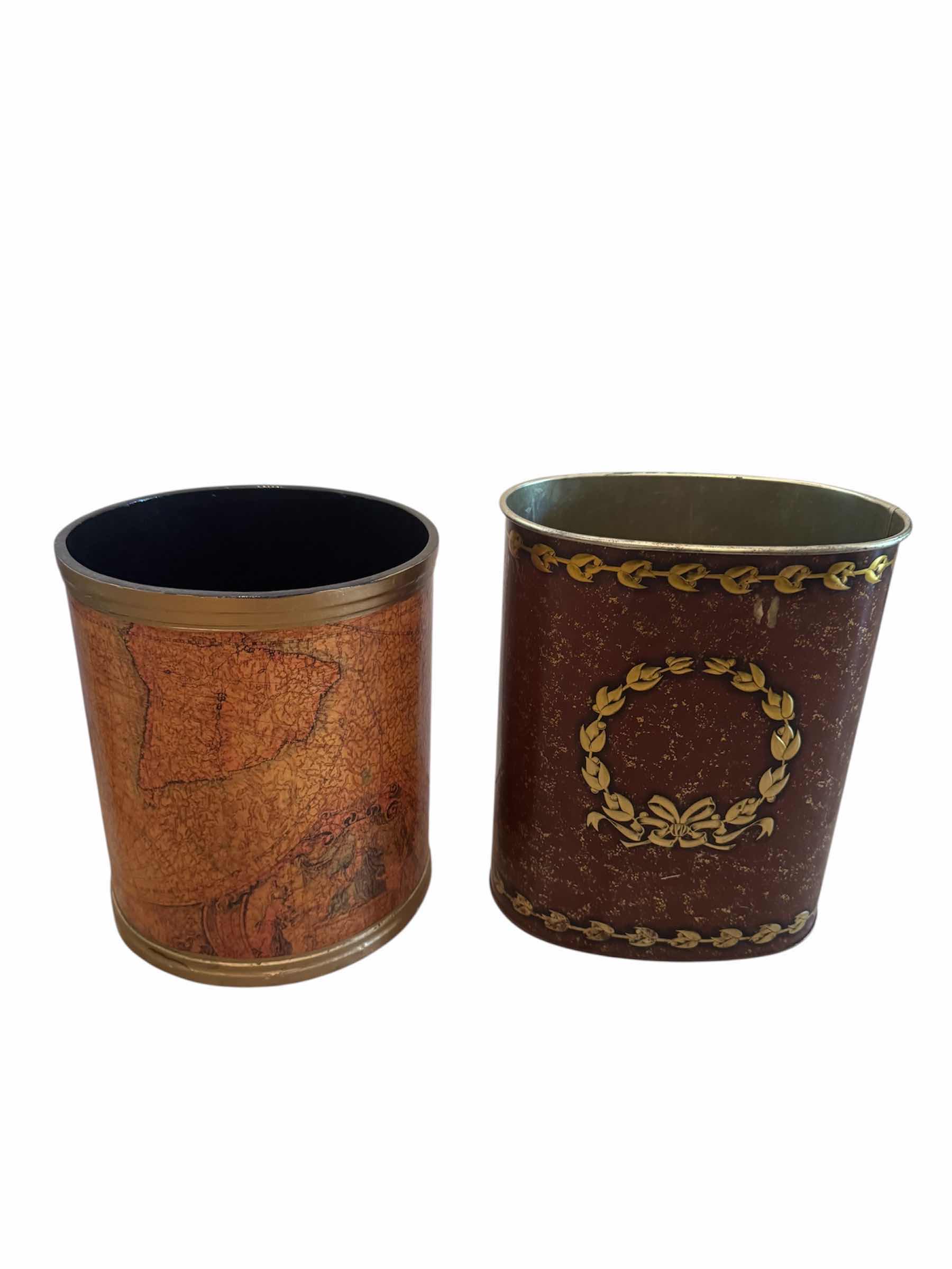 Photo 1 of 75
3- VINTAGE TIN AND WOOD BASKETS, FLOWER PAIL BUCKET, UMBRELLA HOLDER

H20” AND SMALLER