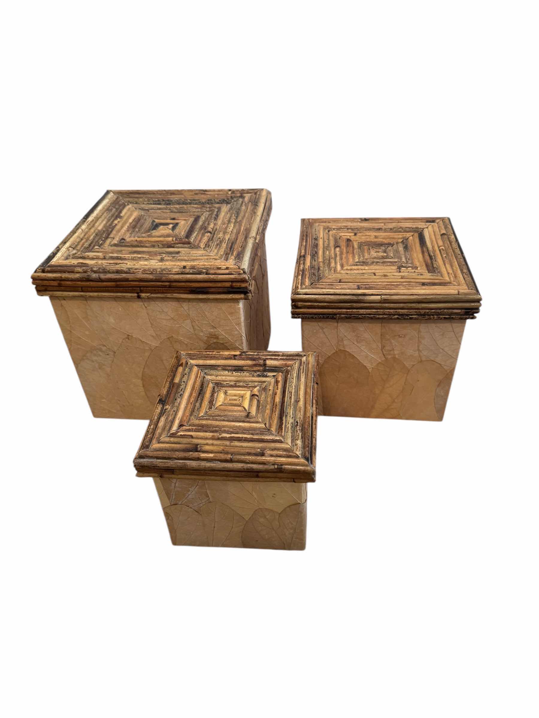 Photo 2 of 80
8- ASSORTED BASKETS AND BOXES, STORAGE, HOME DECOR, ARTS AND CRAFT STORAGE, HOME ESSENTIALS 

H9” AND SMALLER