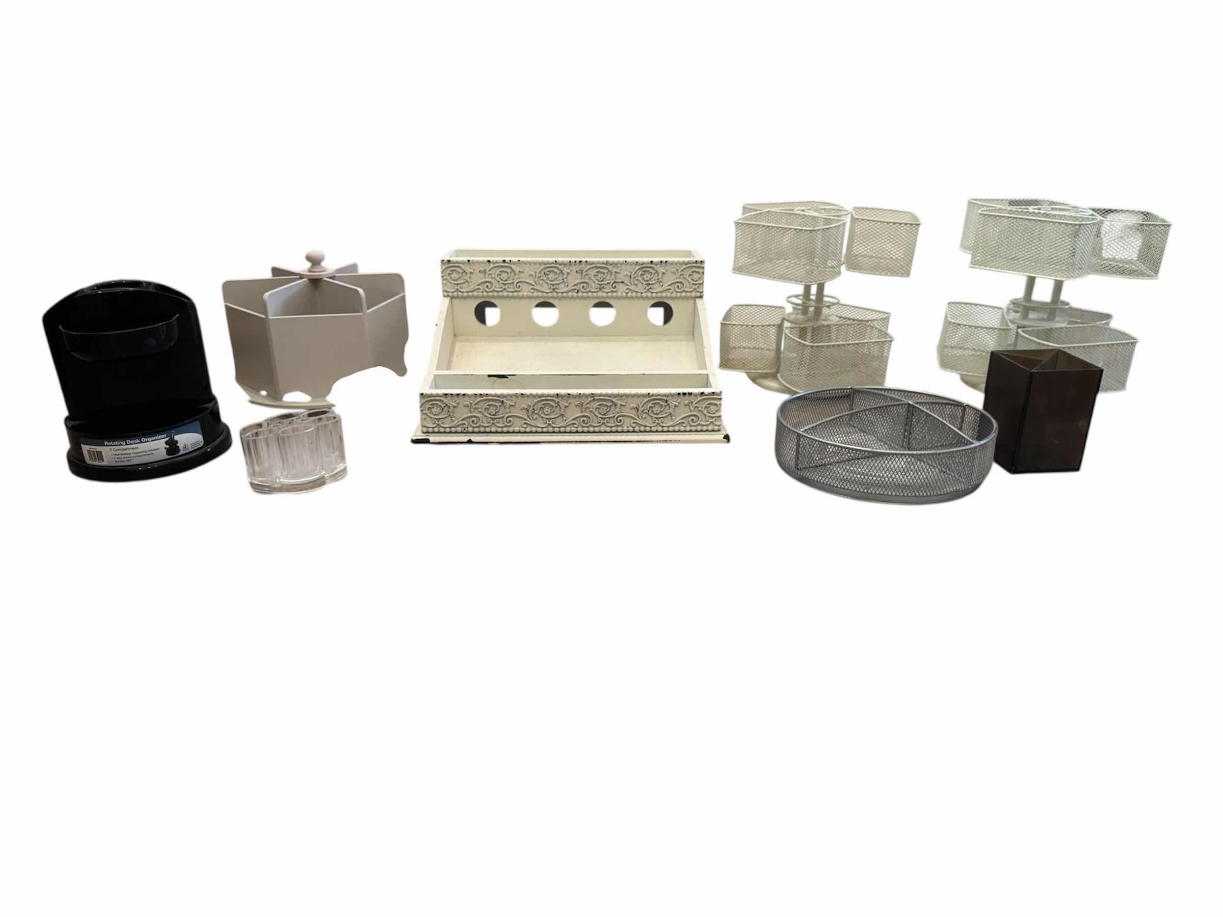 Photo 1 of 44
8-OFFICE ORGANIZERS, METAL, WOOD, ACRYLIC, AND PLASTIC DESK ORGANIZERS, PEN HOLDERS, CRAFT ORGANIZERS

H8” AND SMALLER