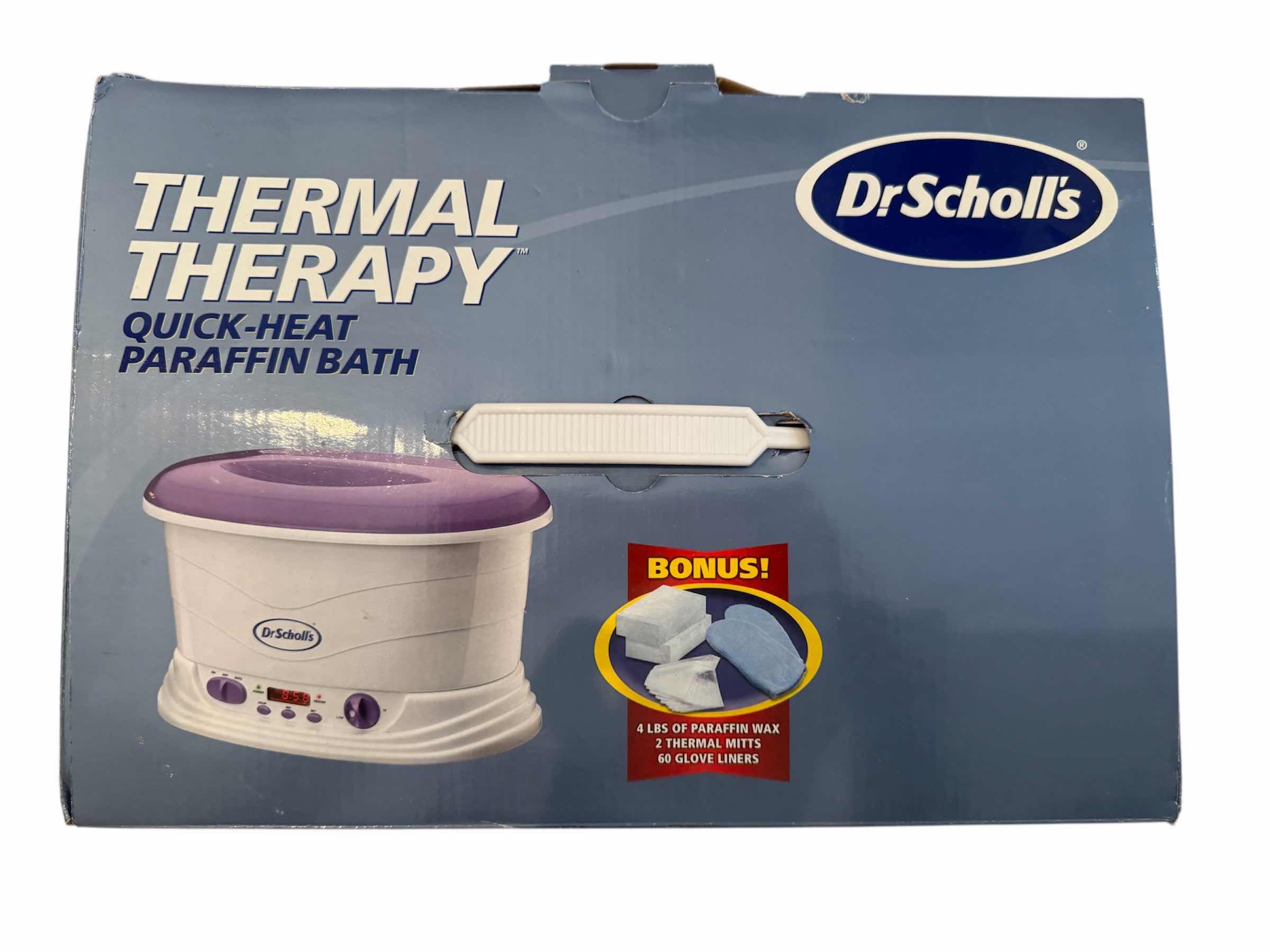 Photo 1 of 26
DR SCHOOLS THERMAL THERAPY QUICK HEAT PARAFFIN BATH, DAMAGED BOX