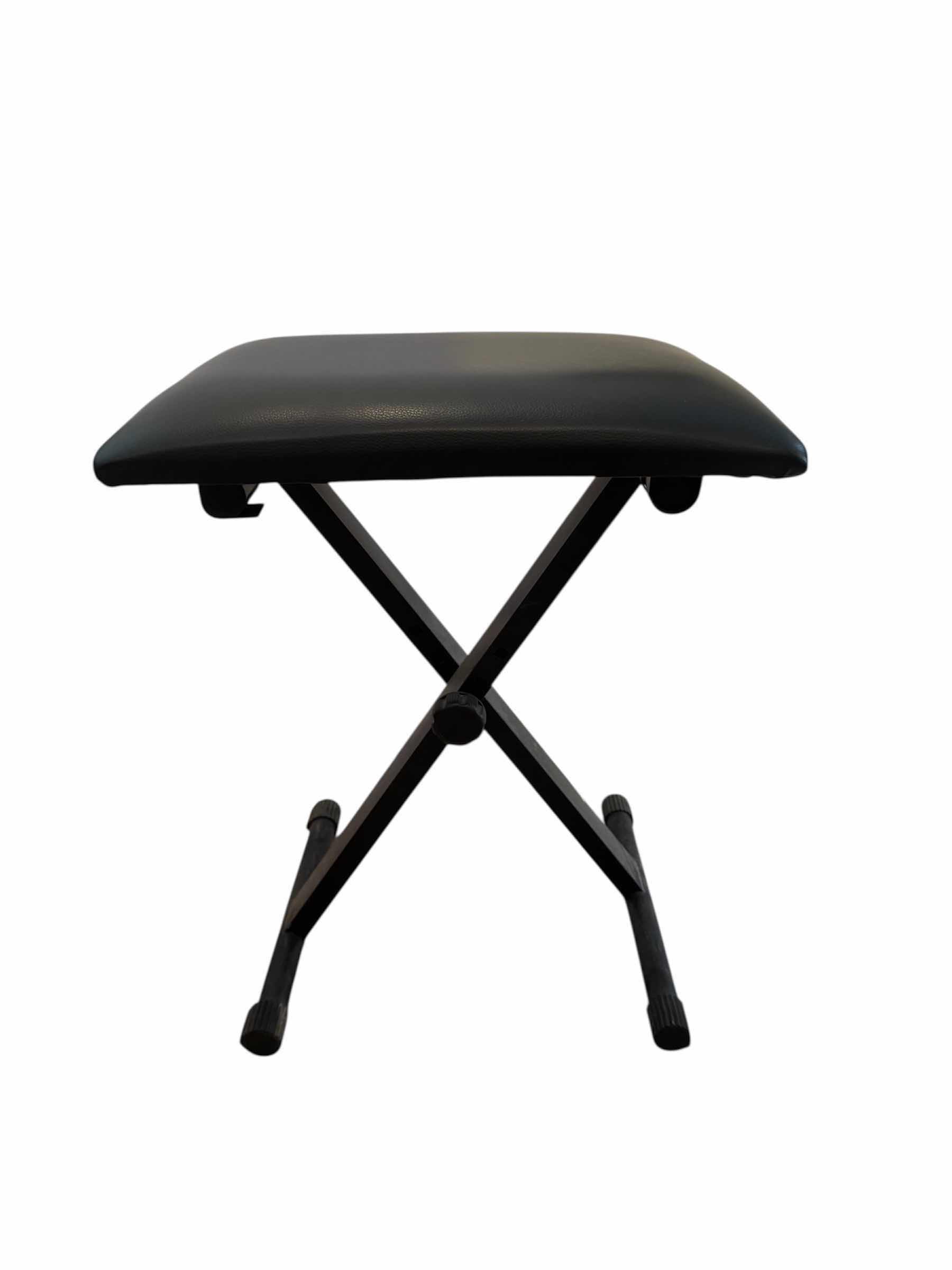 Photo 1 of 35
BLACK ADJUSTABLE X-STYLE PIANO BENCH, FOLDABLE 

11.5” X 15” X H18”