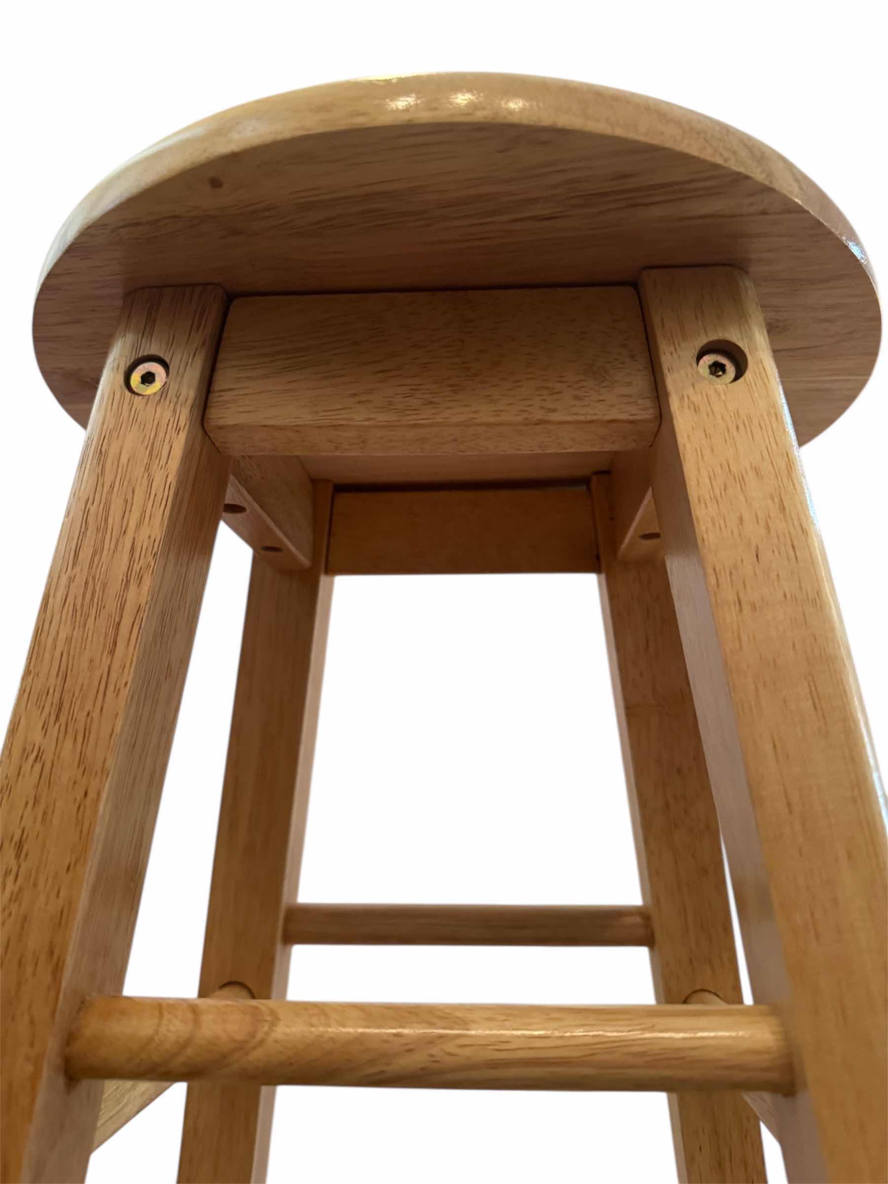 Photo 1 of 44
WOODEN ROUND BAR STOOL WITH SQUARE BASE, HOME ESSENTIALS, HOME FURNITURE 
H23”