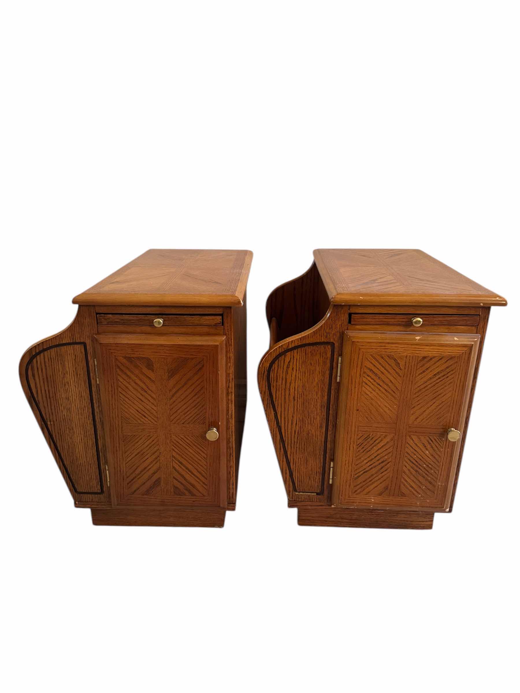 Photo 1 of 80
2- VINTAGE WOODEN RANCH OAK MAGAZINE RACK, HOME ESSENTIALS, HOME FURNITURE 

16” X 22” X H21”