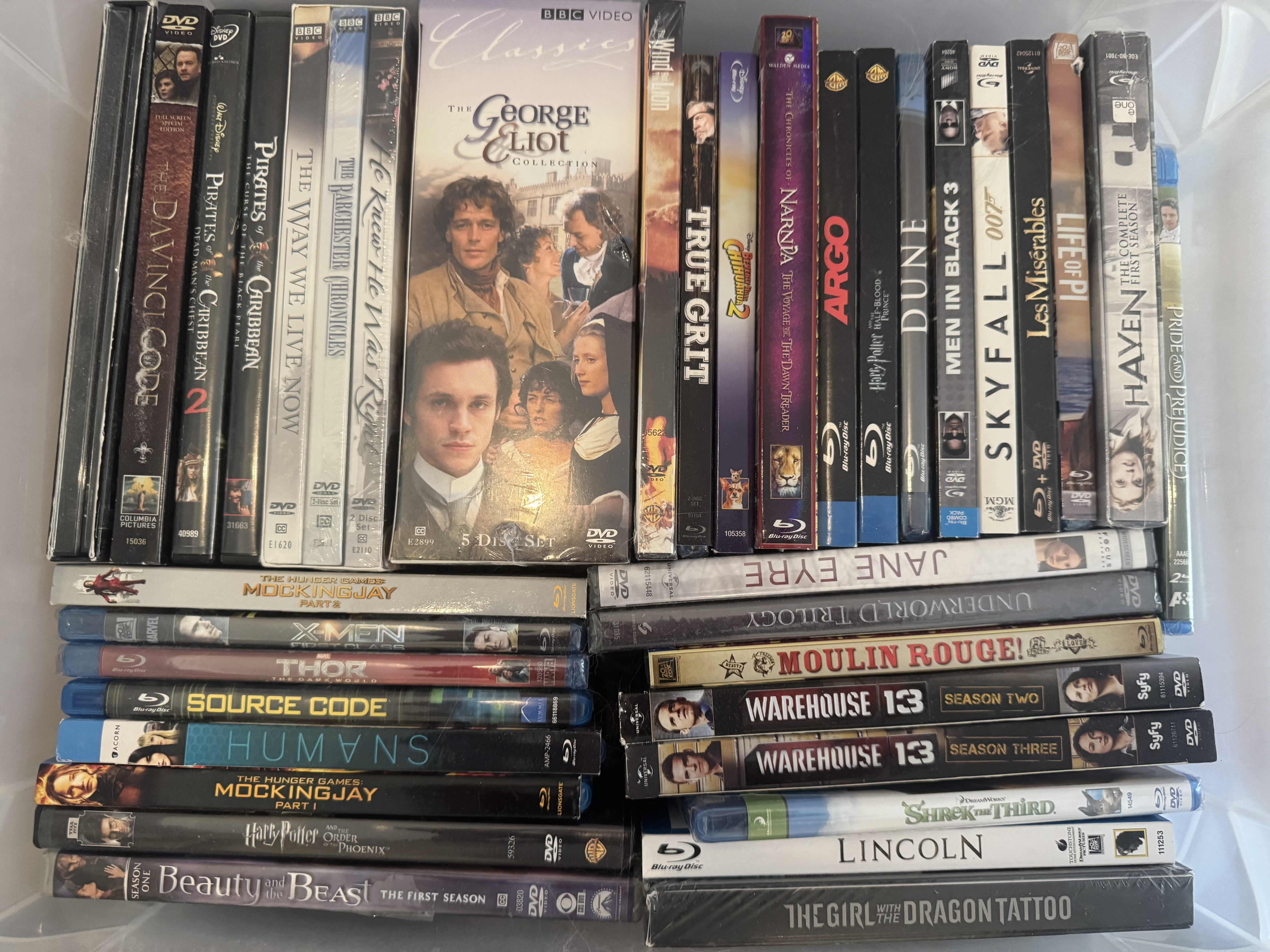 Photo 1 of 65
TOTE OF ASSORTED DVD AND BLU-RAY COLLECTION