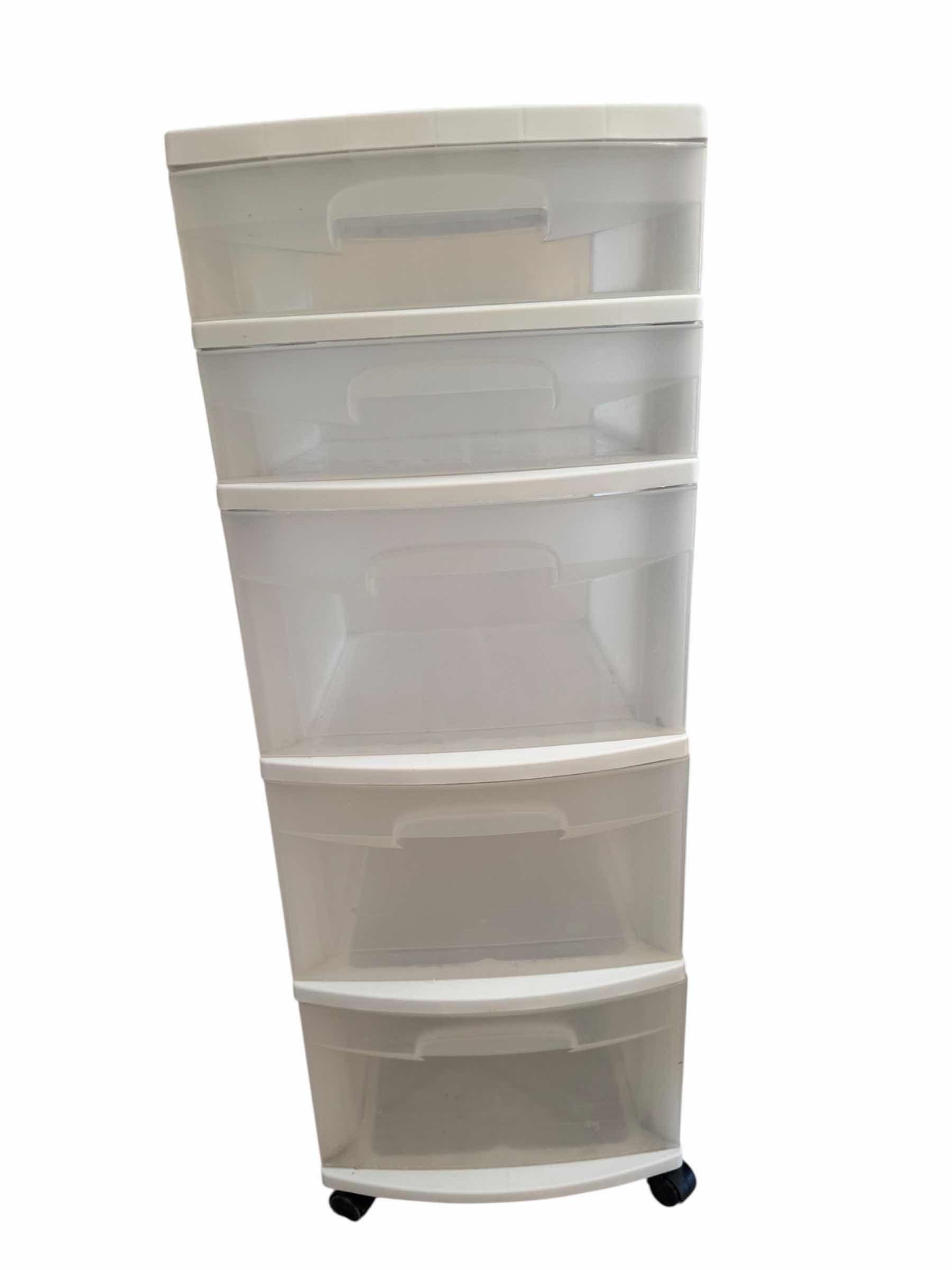 Photo 1 of 45
WHITE STORAGE CONTAINER WITH DRAWERS AND WHITE WOODEN/METAL CRAFT ORGANIZER, OFFICE ESSENTIALS,

H33” AND SMALLER