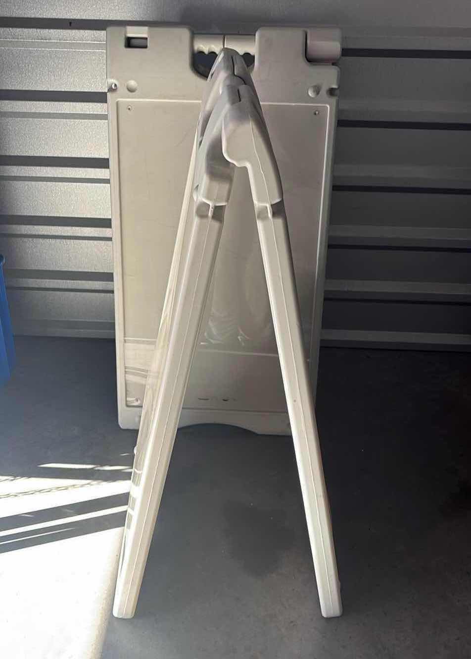 Photo 1 of 2 PLASTIC SIGN HOLDERS 18”X18”X34”H