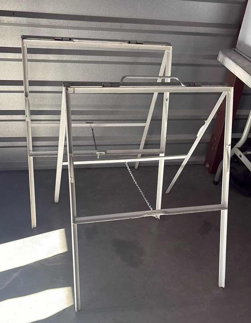 Photo 1 of 2 METAL SIGN FRAMES 25”X20”X30”H