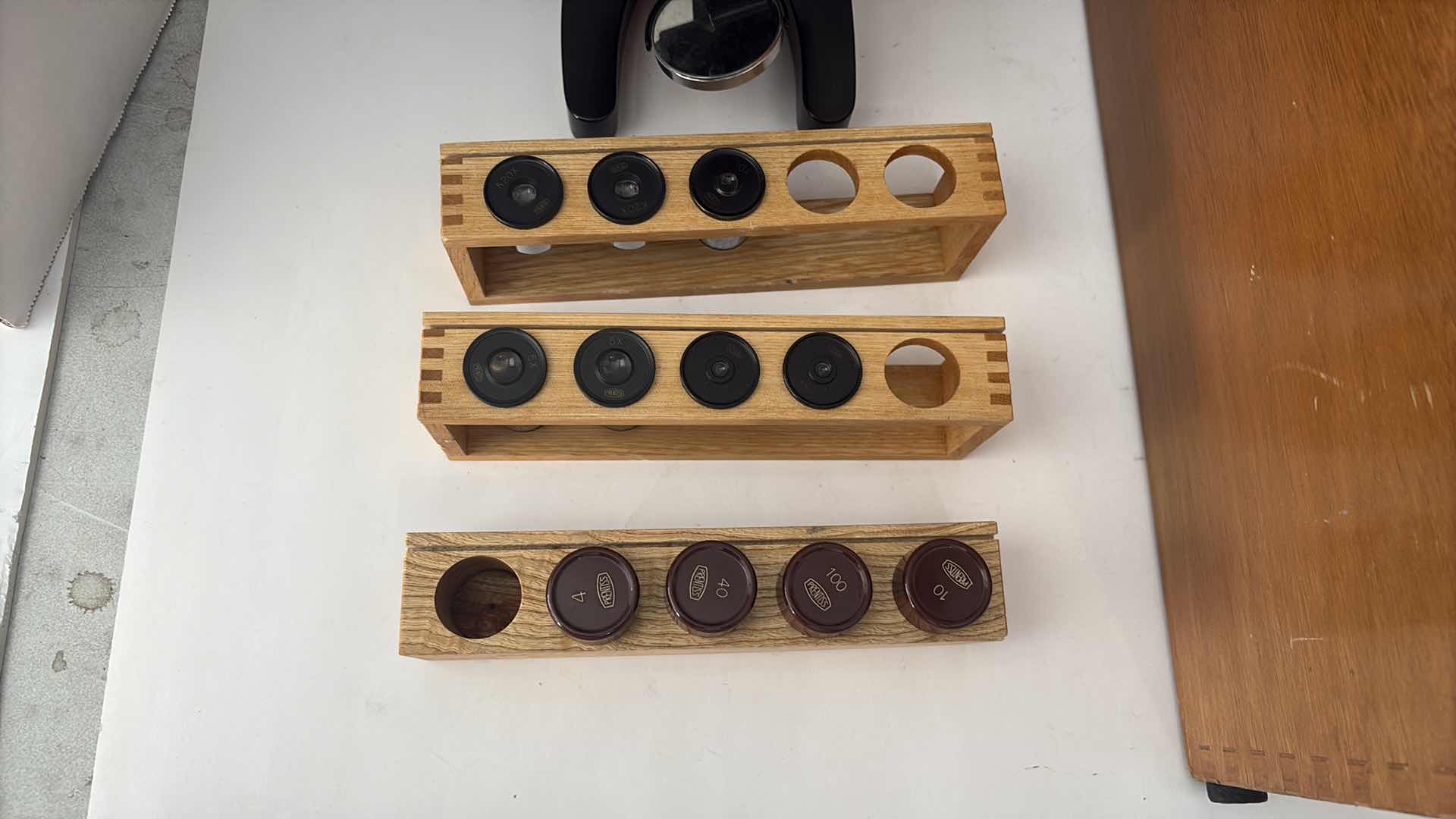 Photo 1 of PRENTISS MICROSCOPE NO. 62504 15”H RETAIL VALUE $200 1956