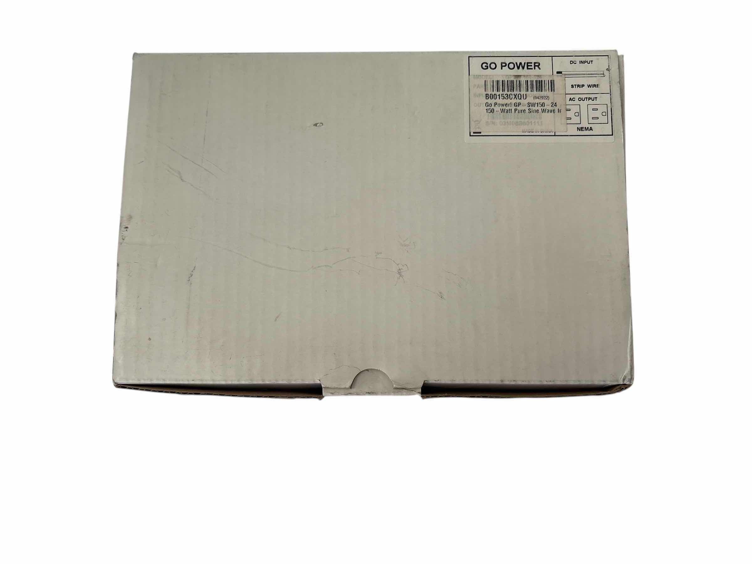 Photo 1 of NEW IN BOX GO POWER 150W INVERTER RETAIL VALUE $80