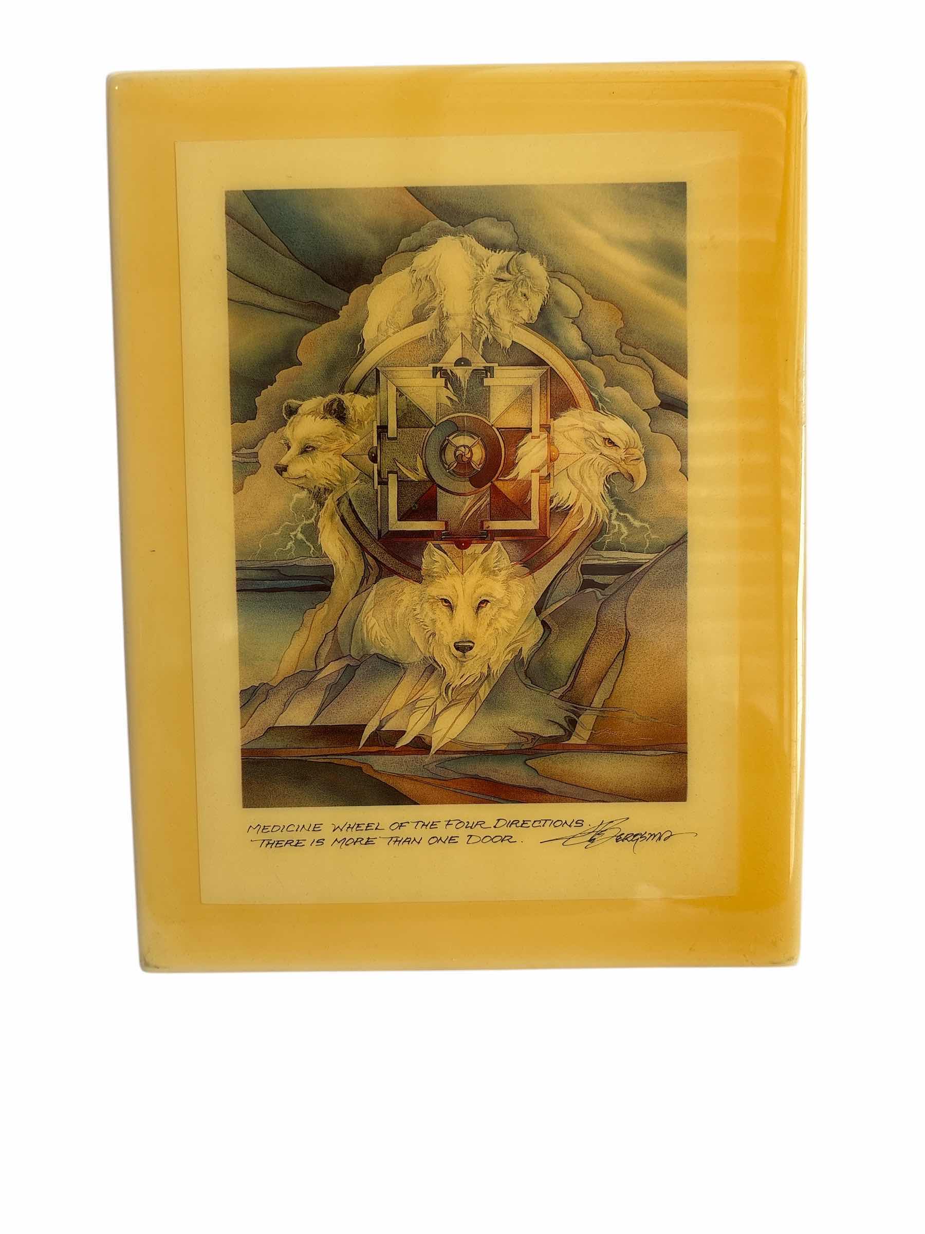 Photo 1 of JODY BERGSMA MEDICINE WHEEL OF THE FOUR DIRECTIONS 6”x8”