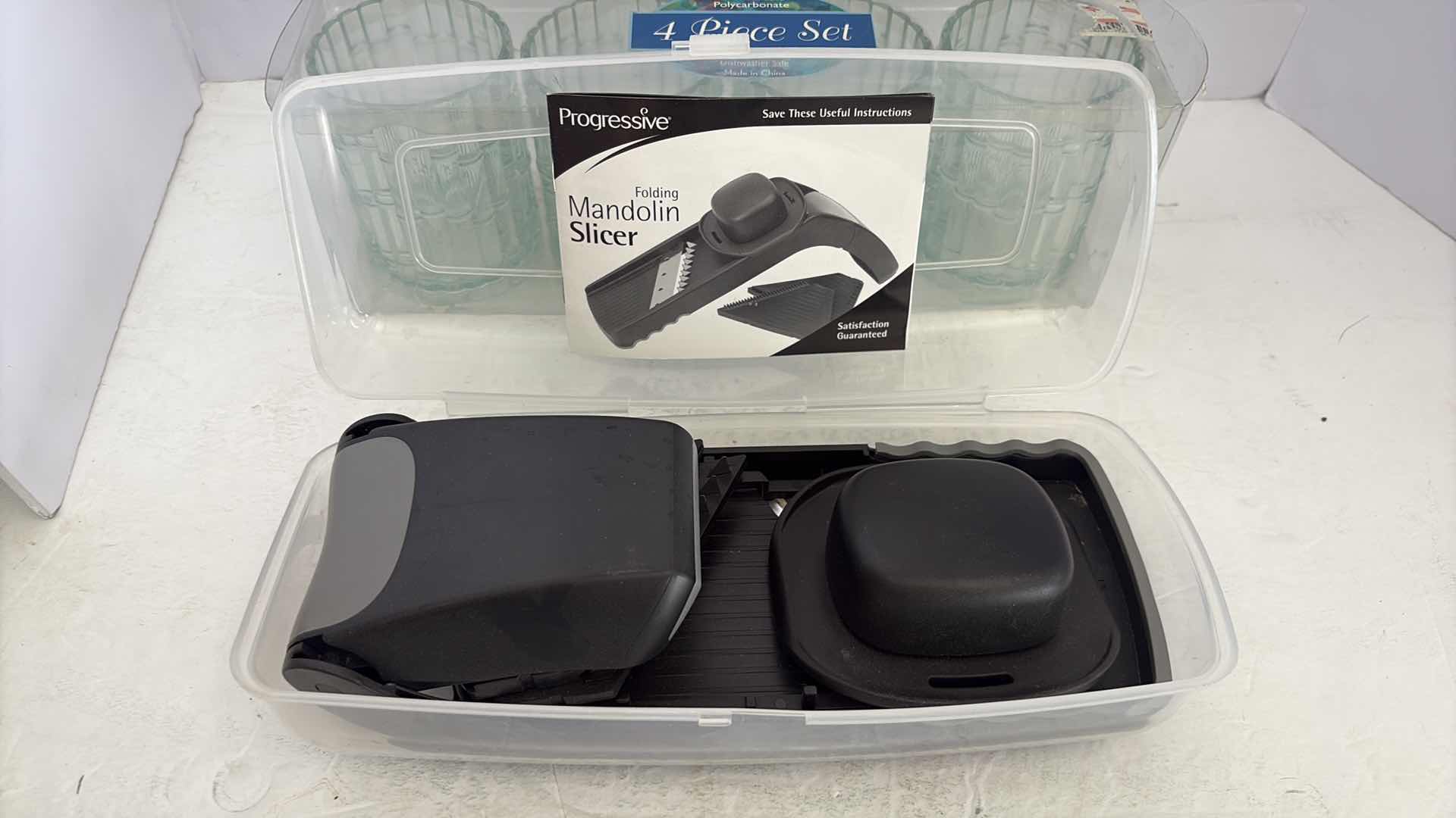 Photo 1 of UNBREAKABLE GLASSES 4” AND FOLDING MANDOLIN