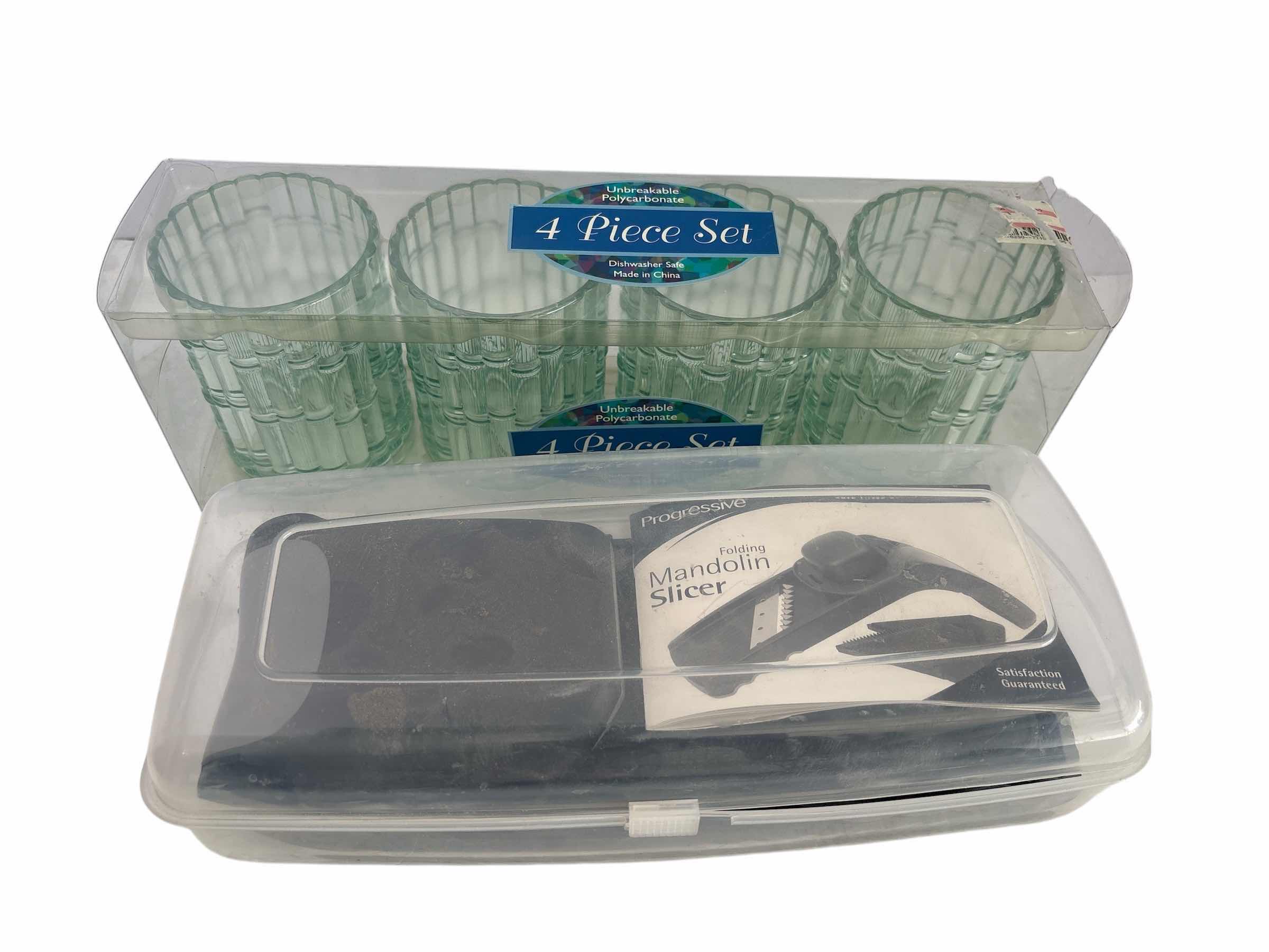 Photo 1 of UNBREAKABLE GLASSES 4” AND FOLDING MANDOLIN