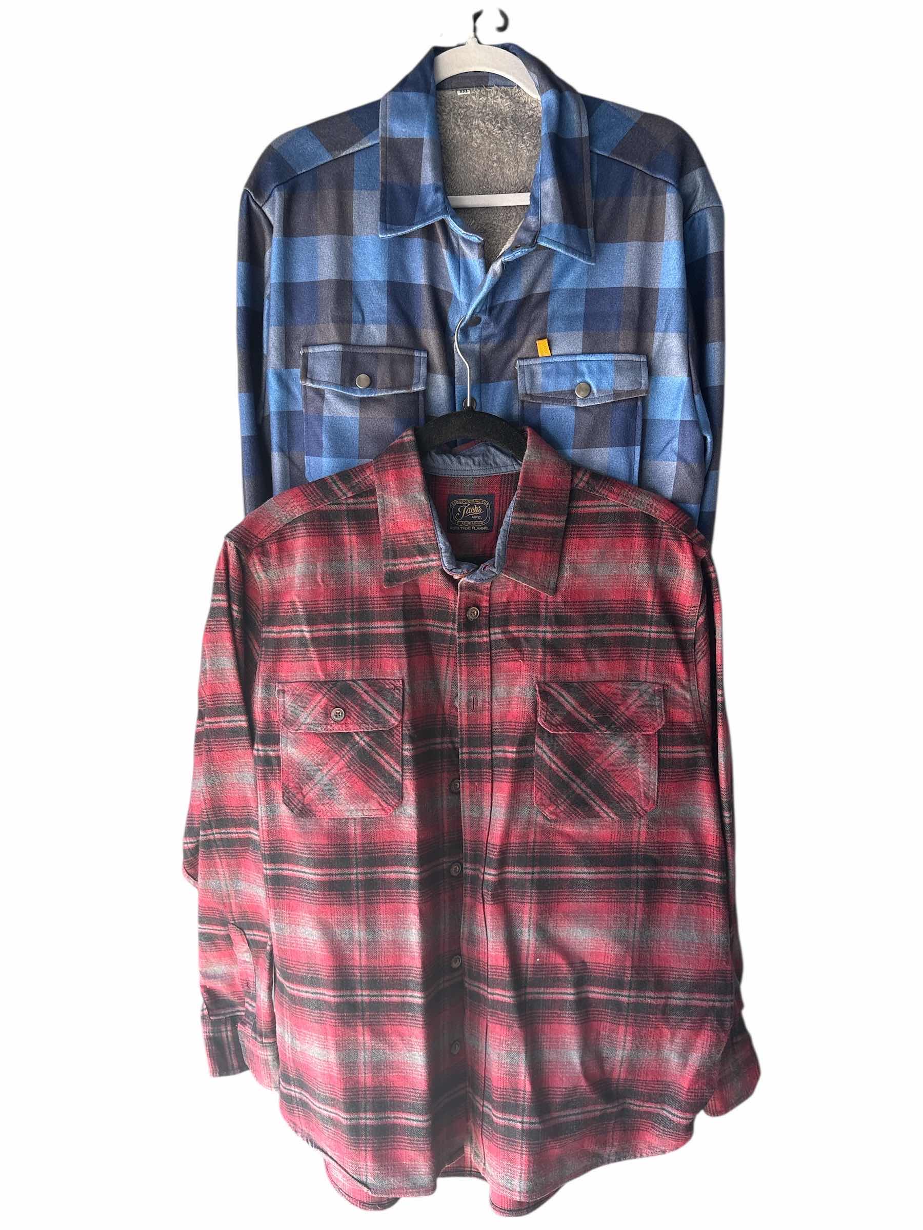 Photo 1 of MENS 2XL FLANNEL SHIRTS