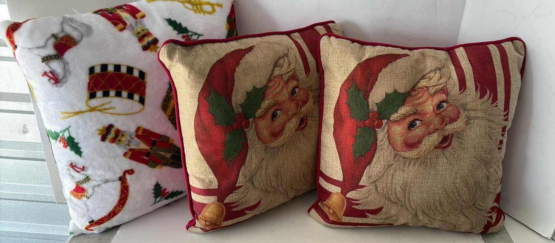 Photo 1 of CHRISTMAS DECORATIVE PILLOWS 16”X16” 18”X14”