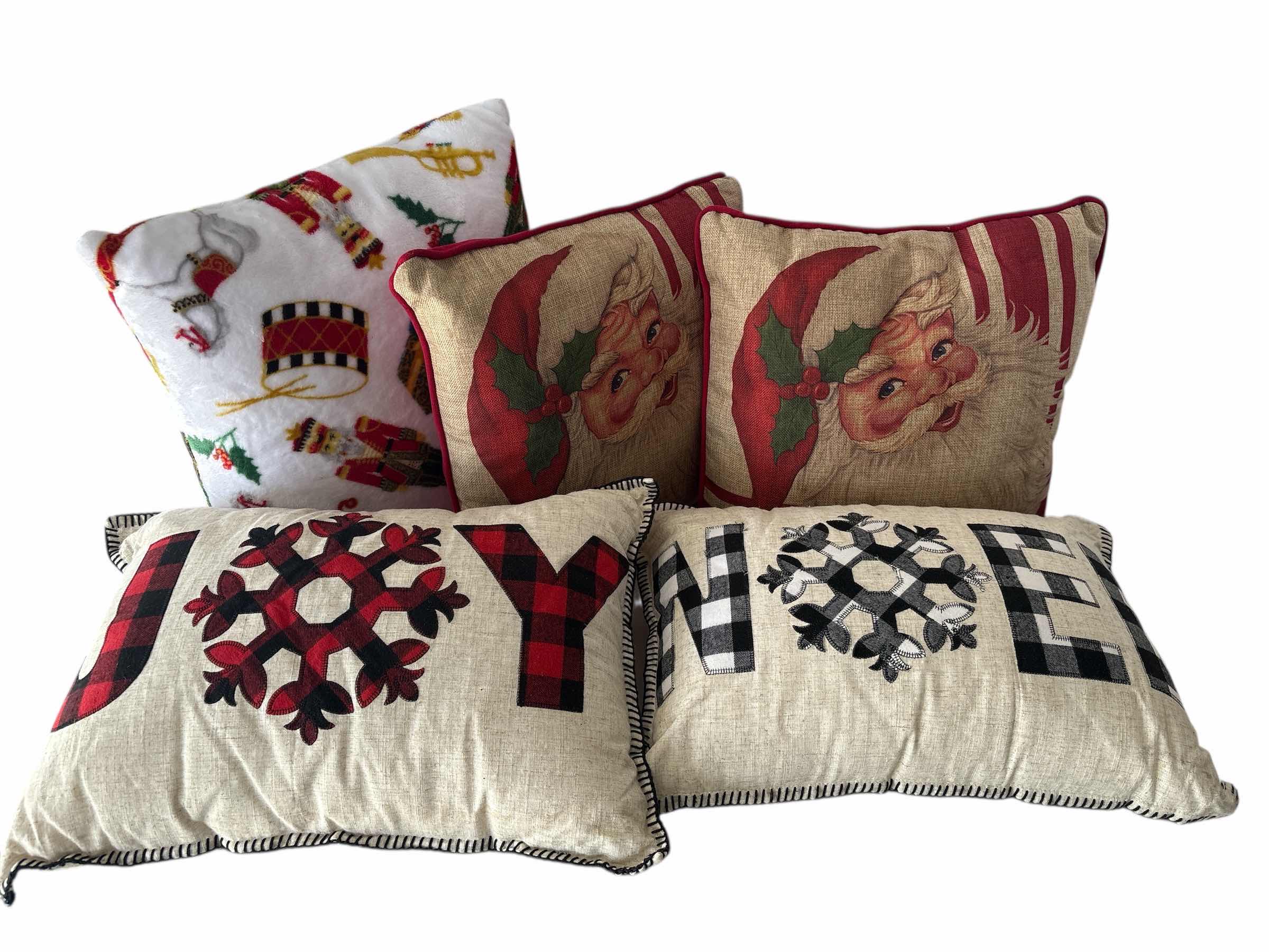 Photo 1 of CHRISTMAS DECORATIVE PILLOWS 16”X16” 18”X14”