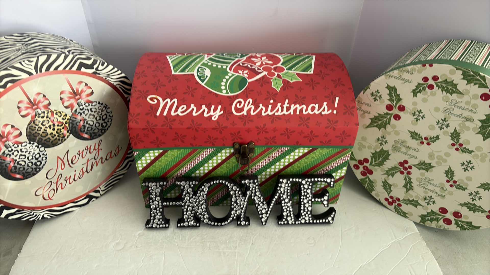 Photo 1 of CHRISTMAS HAT BOXES