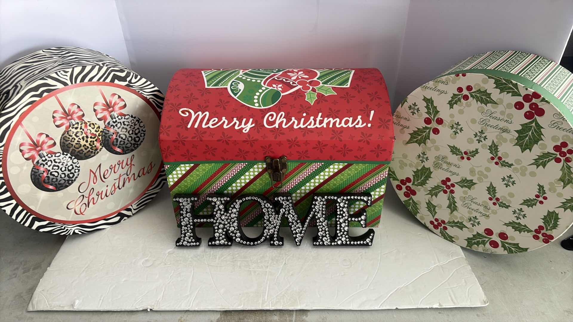Photo 1 of CHRISTMAS HAT BOXES