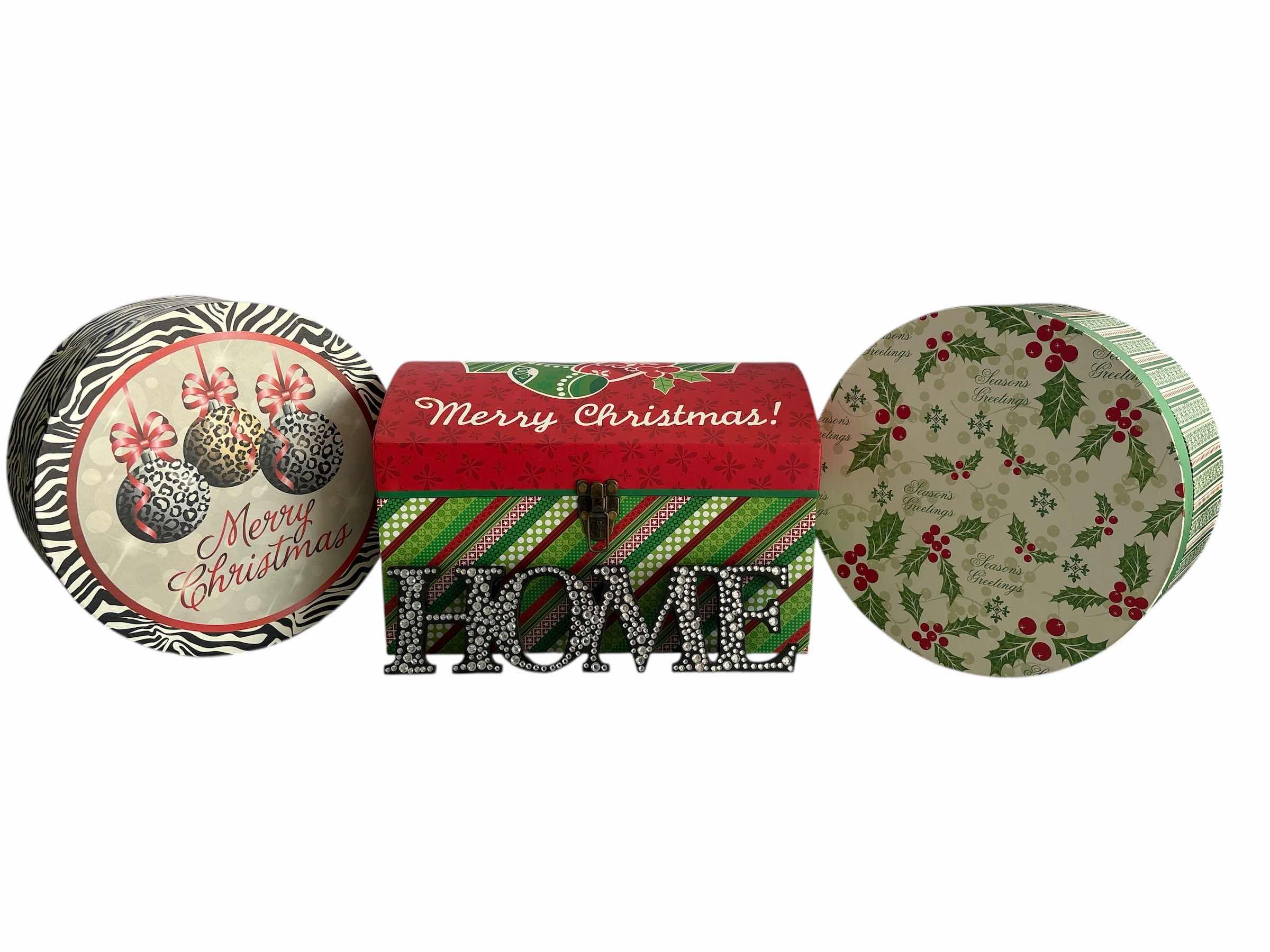 Photo 1 of CHRISTMAS HAT BOXES