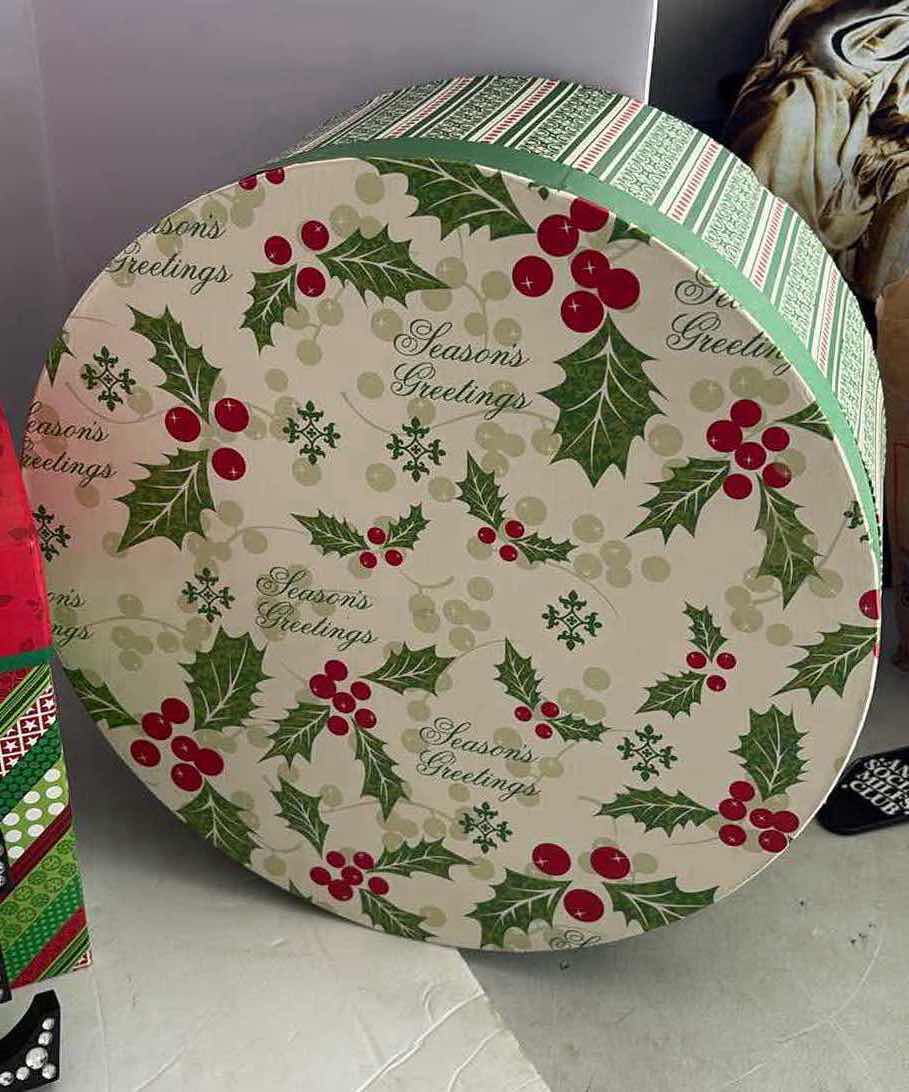 Photo 1 of CHRISTMAS HAT BOXES