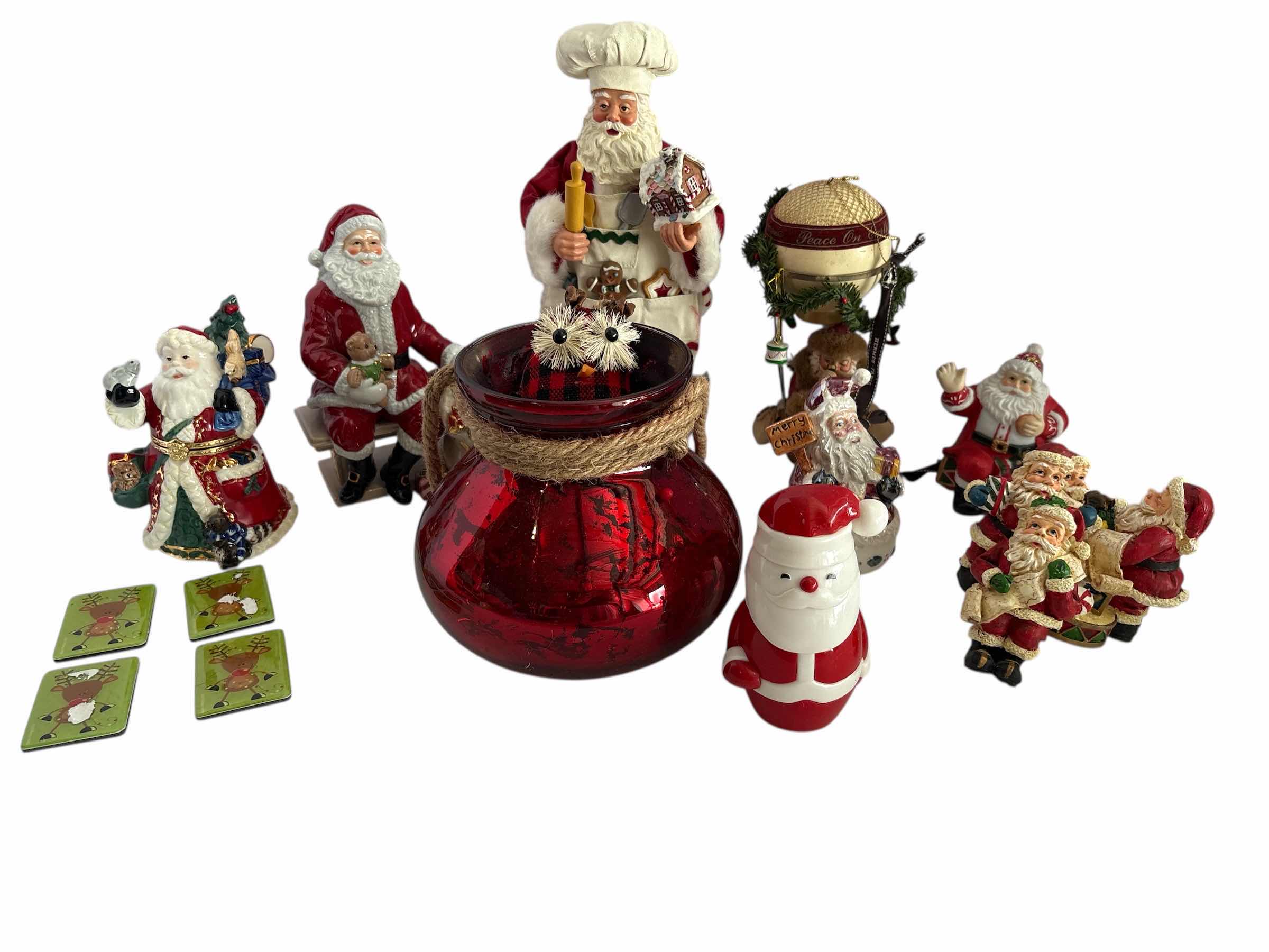 Photo 1 of SANTA DECORATIONS 10”