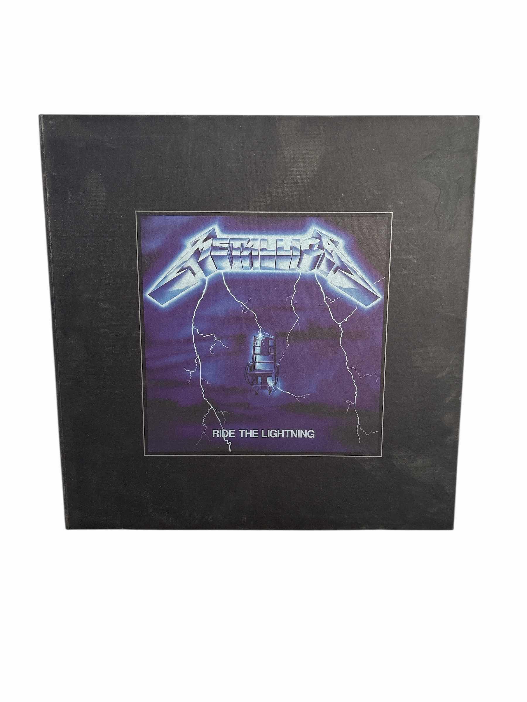 Photo 1 of METALLICA “ RIDE THE LIGHTNING” BOX CD AND LP SET RETAIL VALUE $180