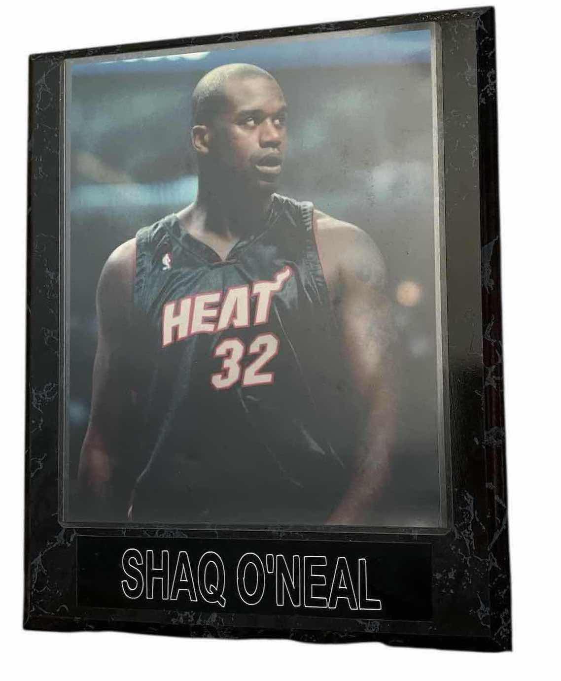 Photo 1 of SHAQ O’NEIL PICTURE PLAQUE 10”X13”H