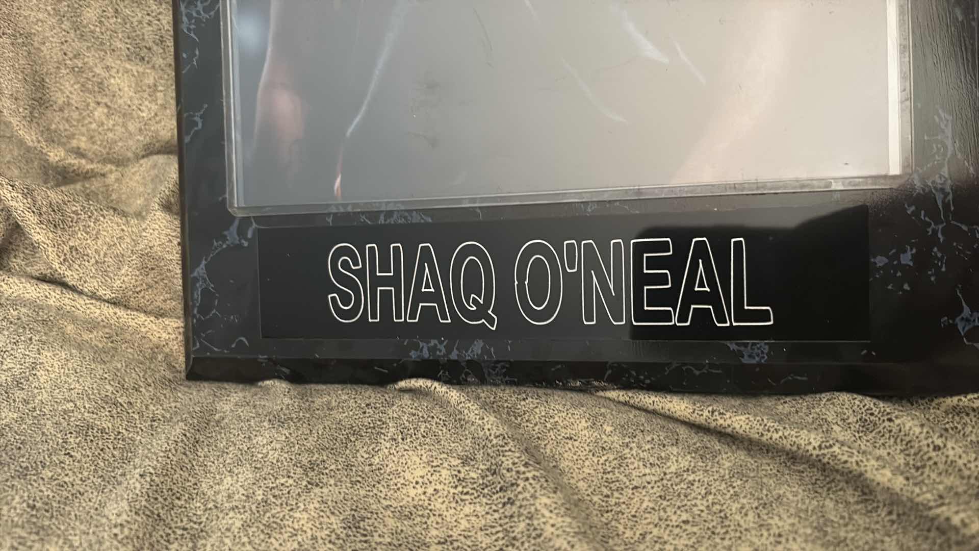 Photo 1 of SHAQ O’NEIL PICTURE PLAQUE 10”X13”H