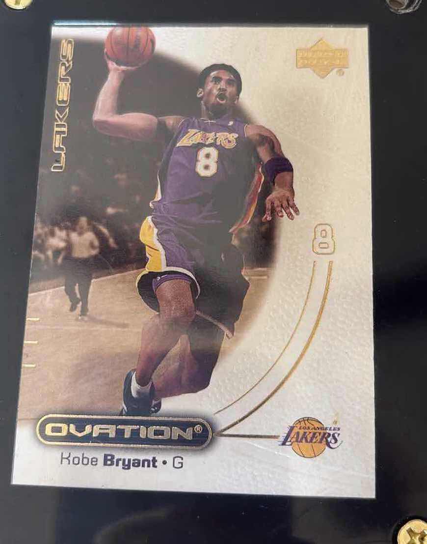 Photo 3 of LAKERS CARDS KOBE BRYANT AND SHAQUILLE O’NEAL 7”X5”H