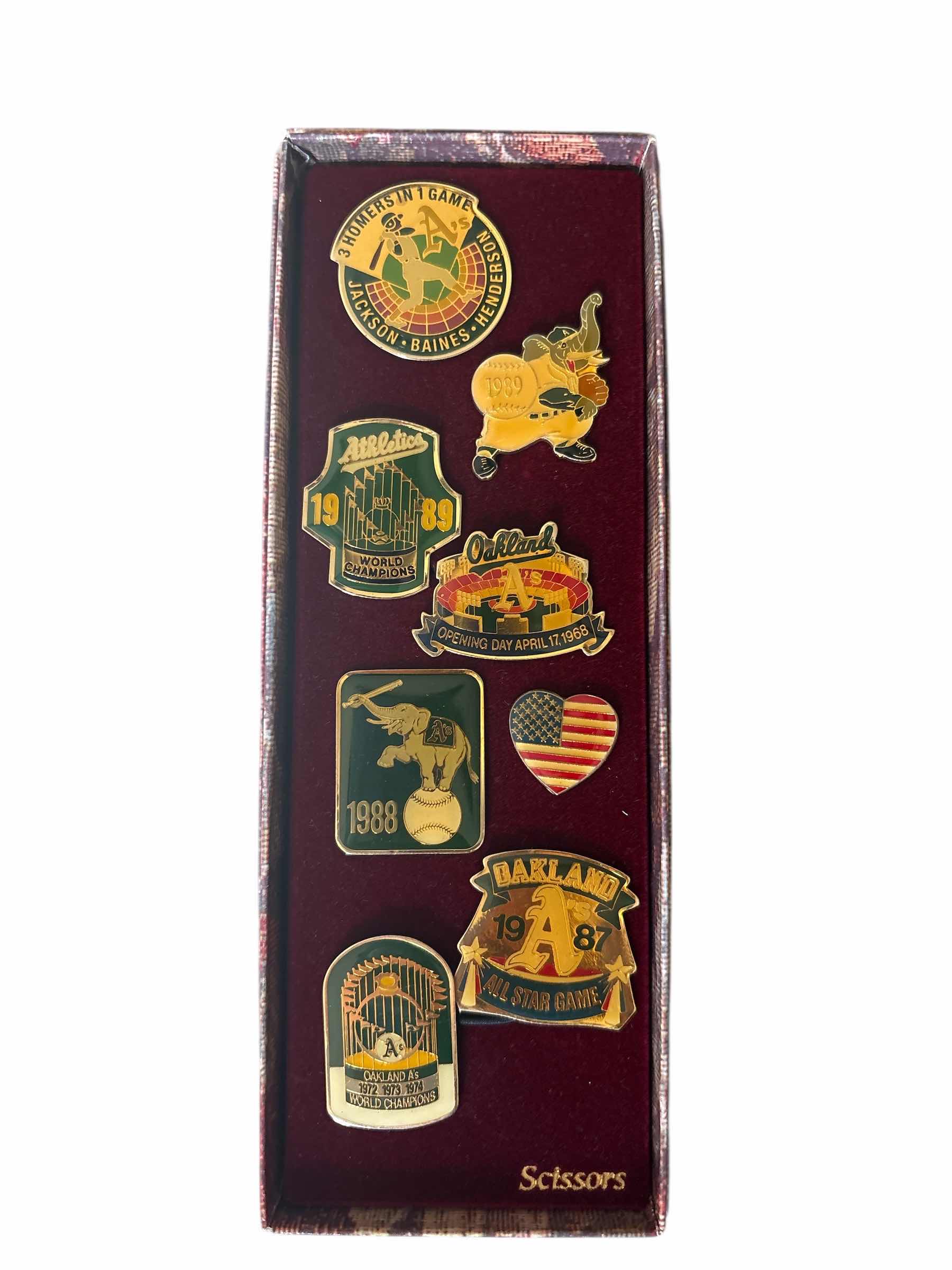 Photo 1 of OAKLAND A’S PIN SET