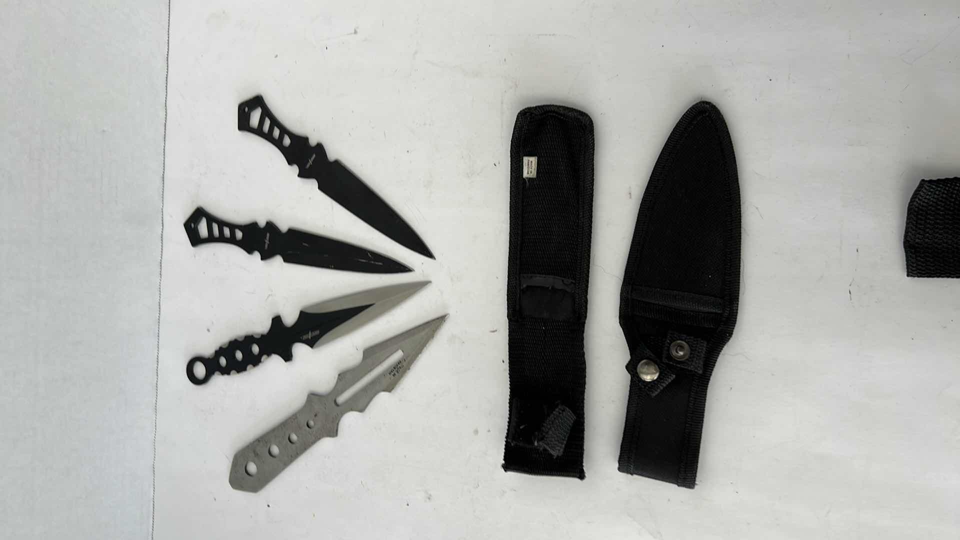 Photo 1 of 4-THROWING KNIVES 7.5"