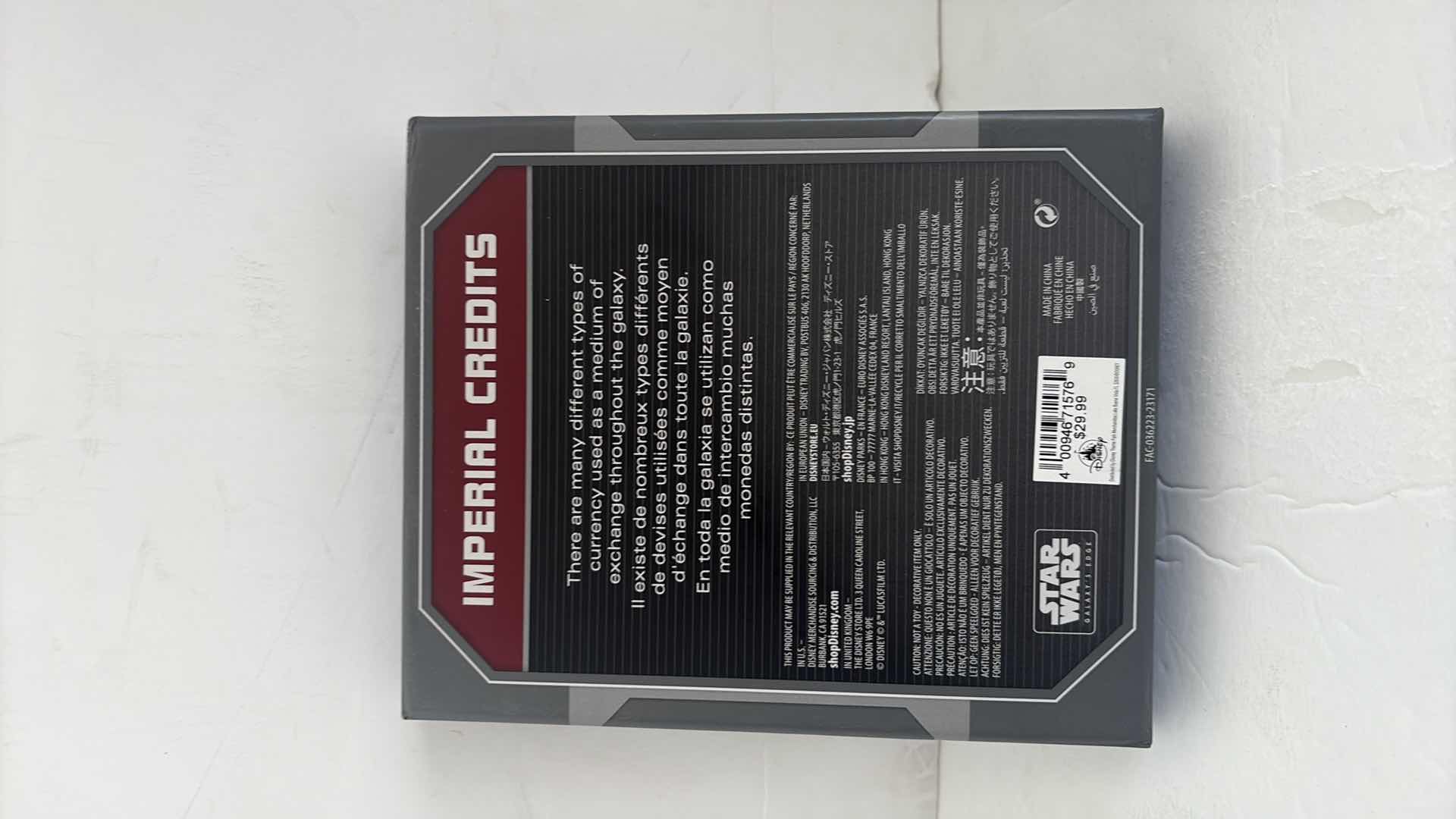 Photo 1 of STAR WARS IMPERIAL CREDITS BOX SET COLLECTIBLE 2”