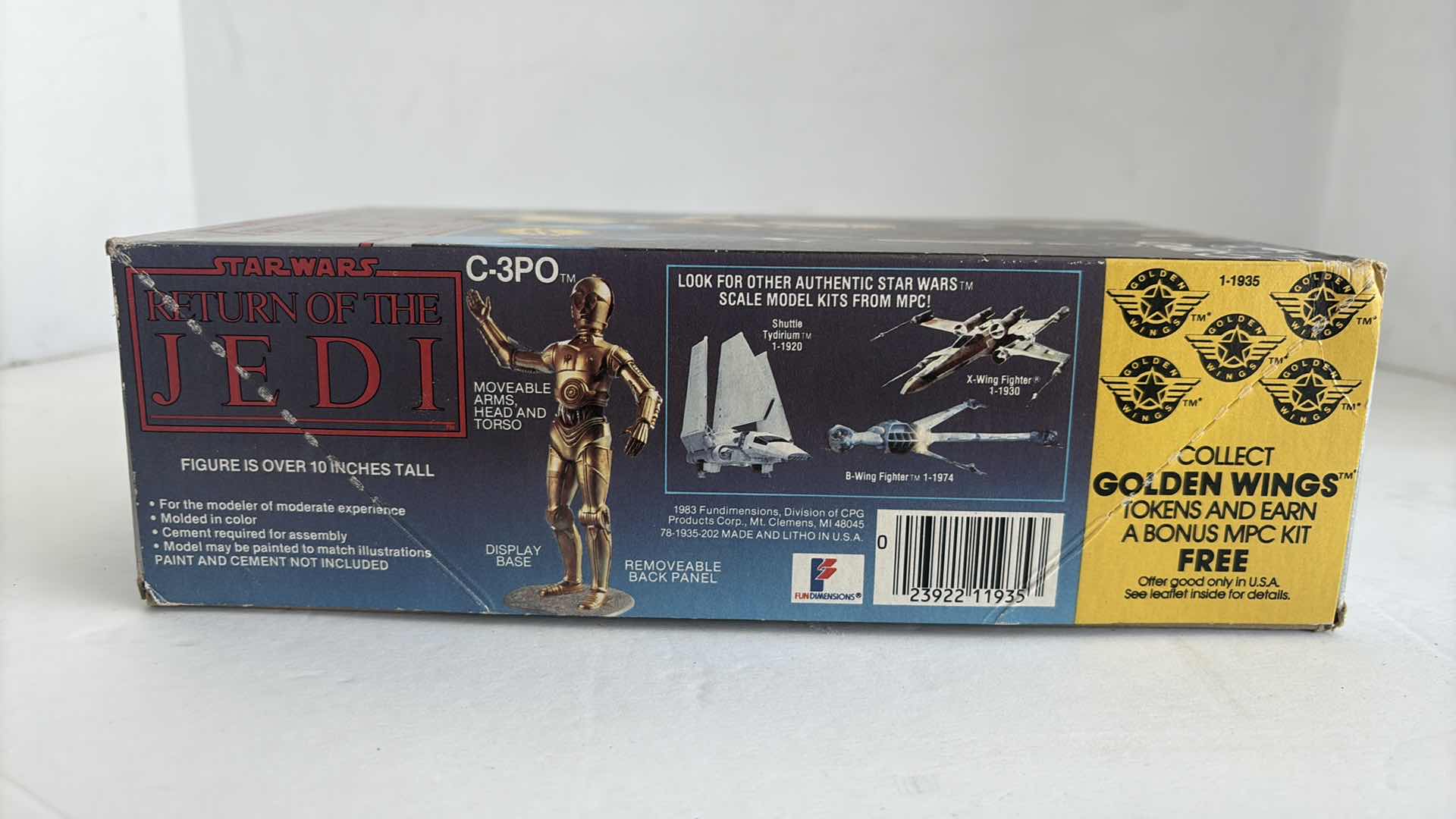 Photo 1 of NEW IN BOX-STAR WARS RETURN OF THE JEDI C-3PO MODEL