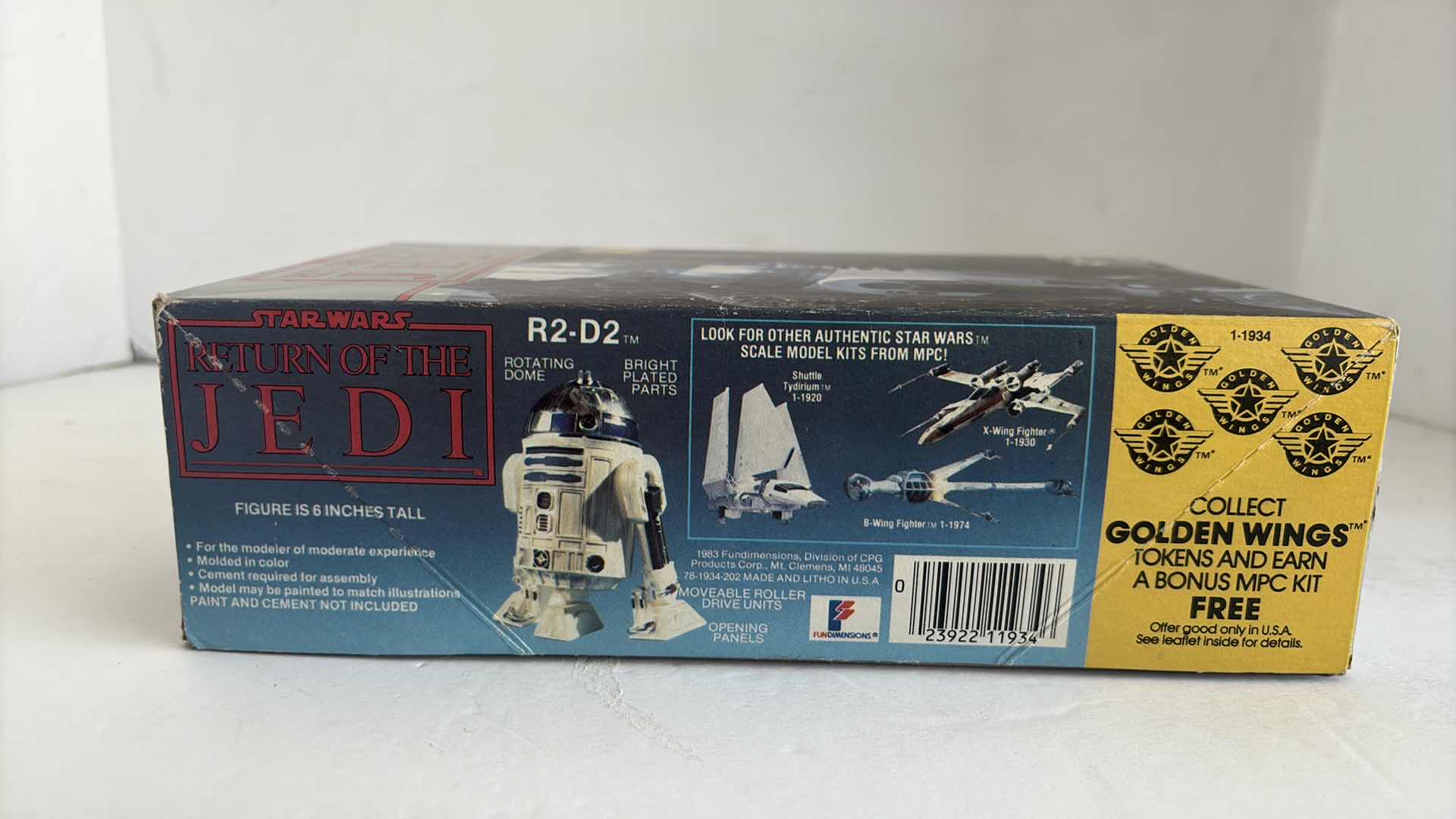 Photo 1 of NEW IN BOX-STAR WARS RETURN OF THE JEDI R2-D2 MODEL SET