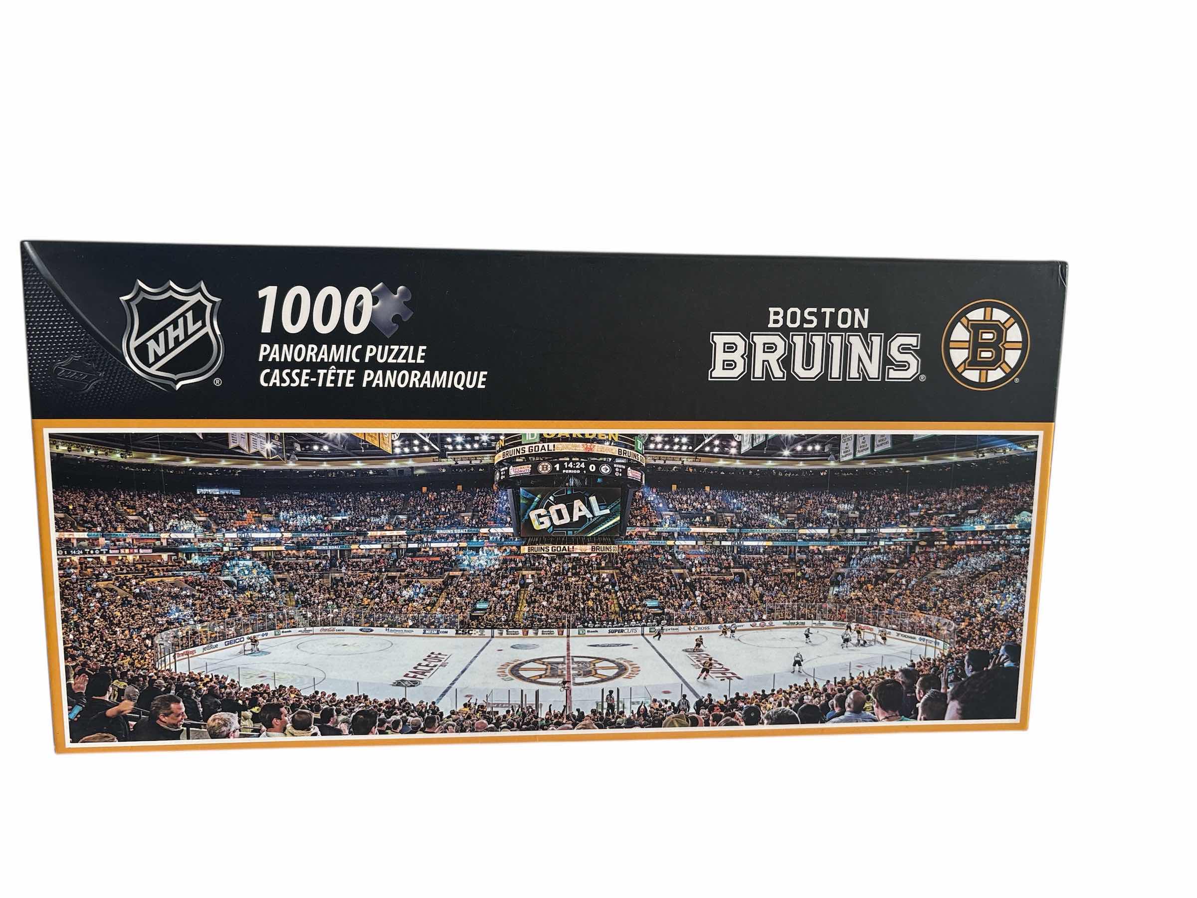 Photo 1 of NHL BOSTON BRUINS 1000 PIECE PANORAMIC 
PUZZLE