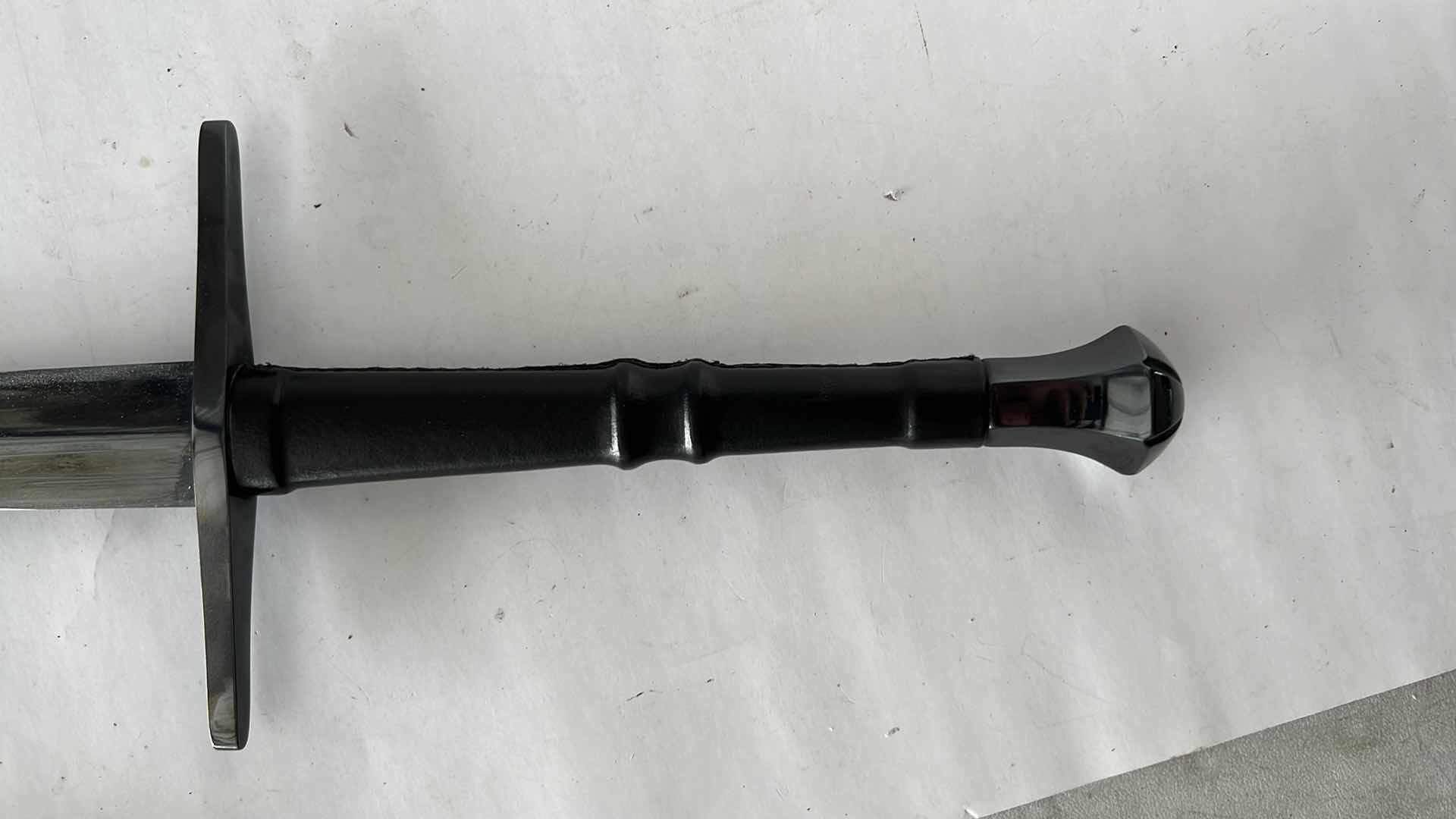 Photo 1 of 32” BLADE COLD STEEL SWORD WITH 11” HANDLE WRAPPED WITH LEATHER $220