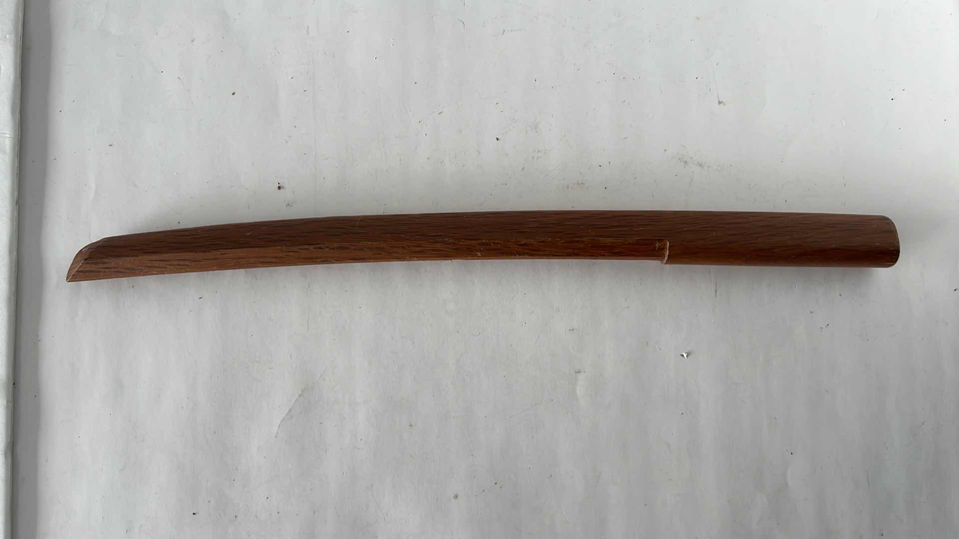 Photo 1 of BOKKEN JAPANESE TRAINING WEAPONS SET. INCLUDES 3 SWORDS AND HOLDERS. $200