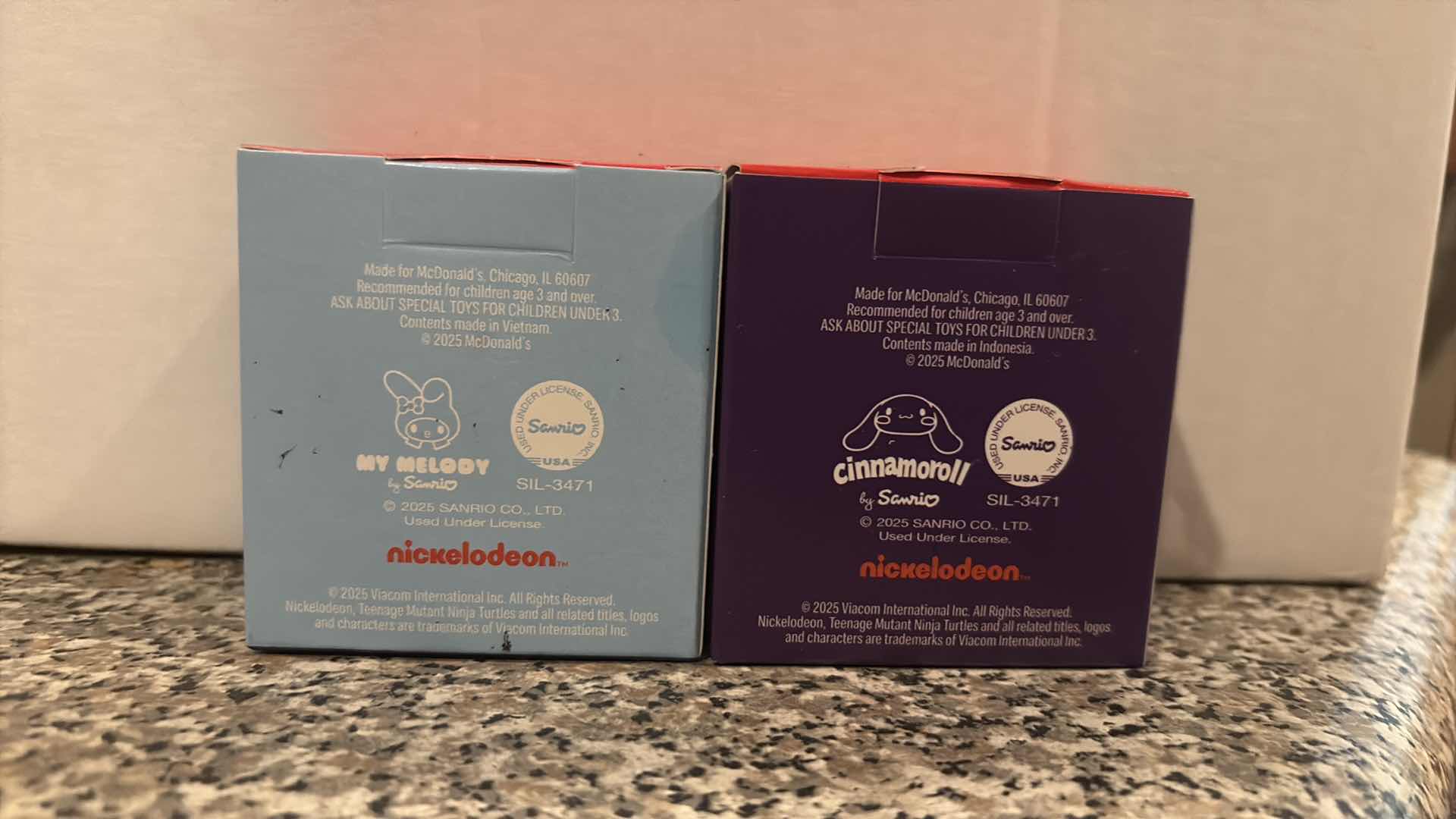 Photo 1 of MCDONALDS TEENAGE MUTANT NINJA TURTLES HELLO KITTY AND FRIENDS NEW IN BOX 3”