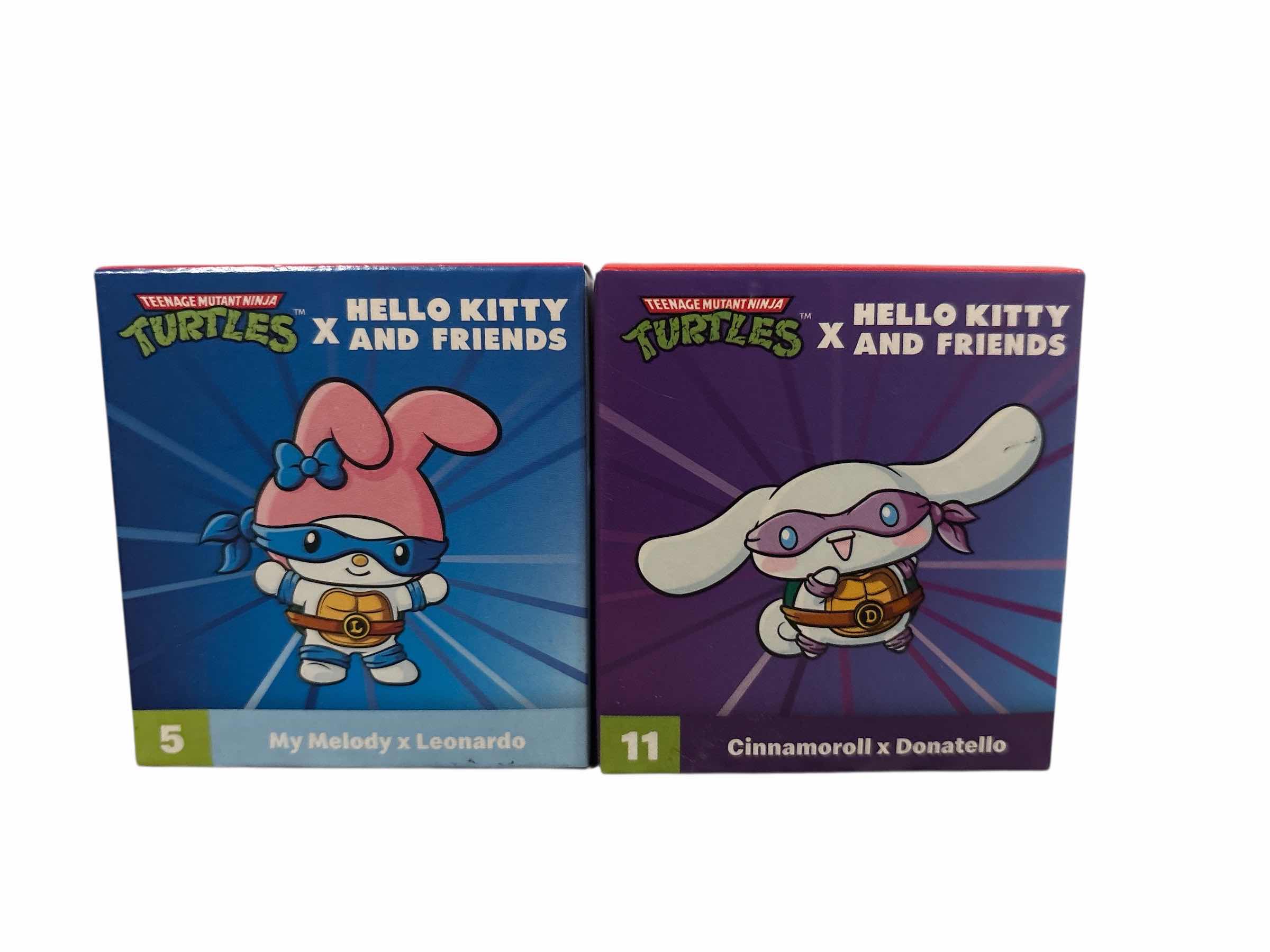 Photo 1 of MCDONALDS TEENAGE MUTANT NINJA TURTLES HELLO KITTY AND FRIENDS NEW IN BOX 3”