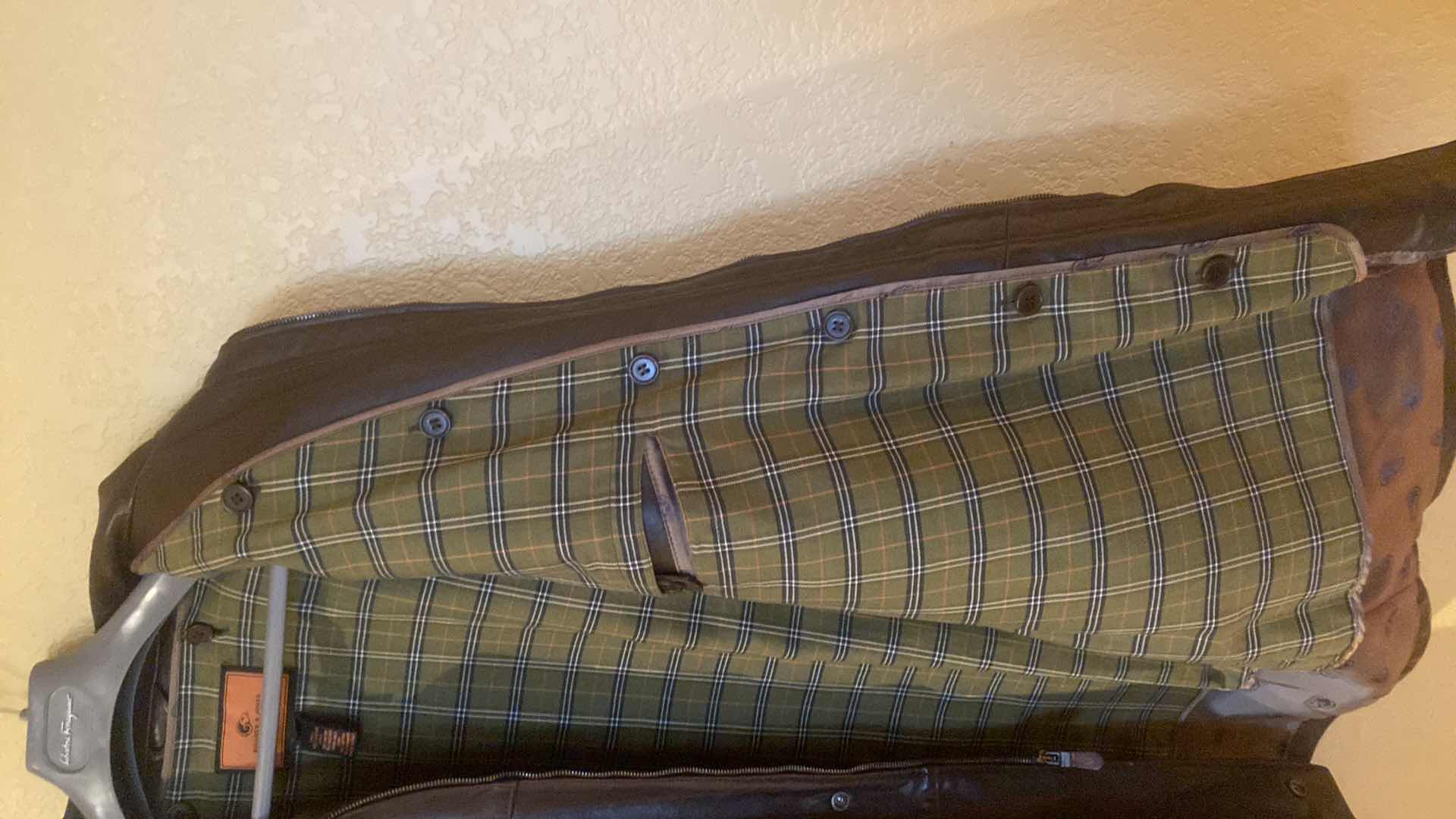 Photo 1 of BULLOCK & JONES LEATHER JACKET W/ REMOVABLE LINER MENS SIZE LARGE