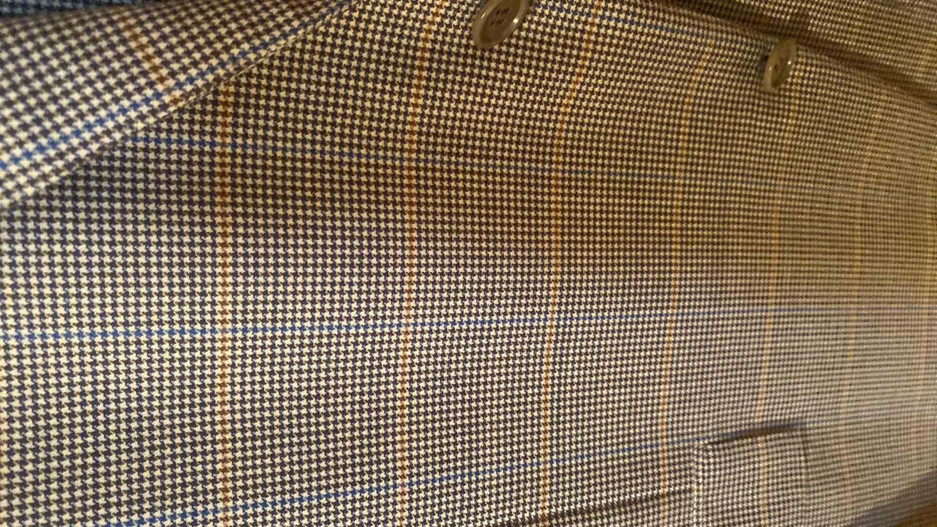 Photo 1 of NAPOLEON HAND TAILORED WOOL JACKET MADE IN ITALY MENS SIZE EST LARGE