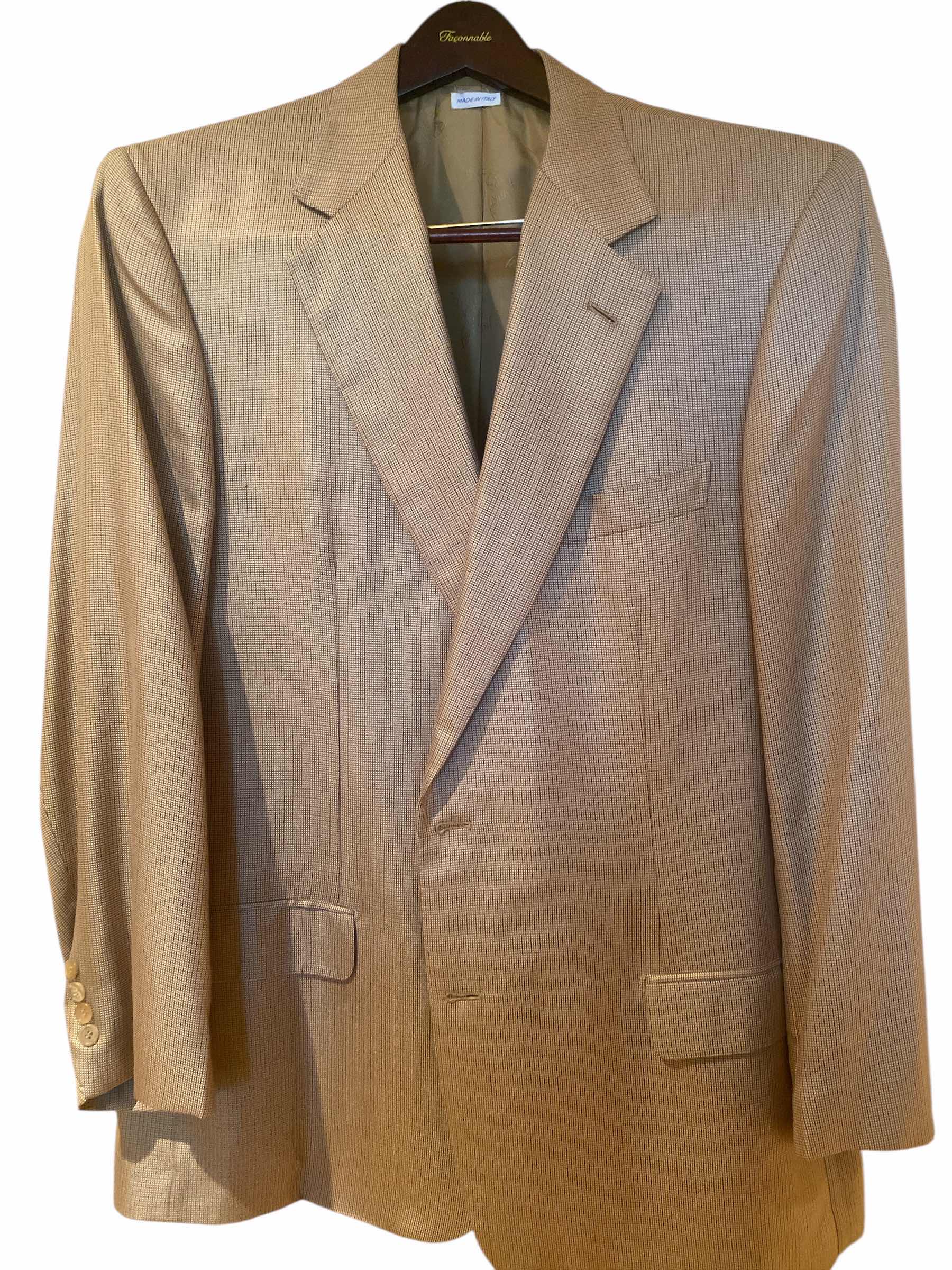 Photo 1 of BRIONI FOR NIEMAN MARCUS HAND TAILORED WOOL JACKET MADE IN ITALY MENS SIZE EST LARGE
