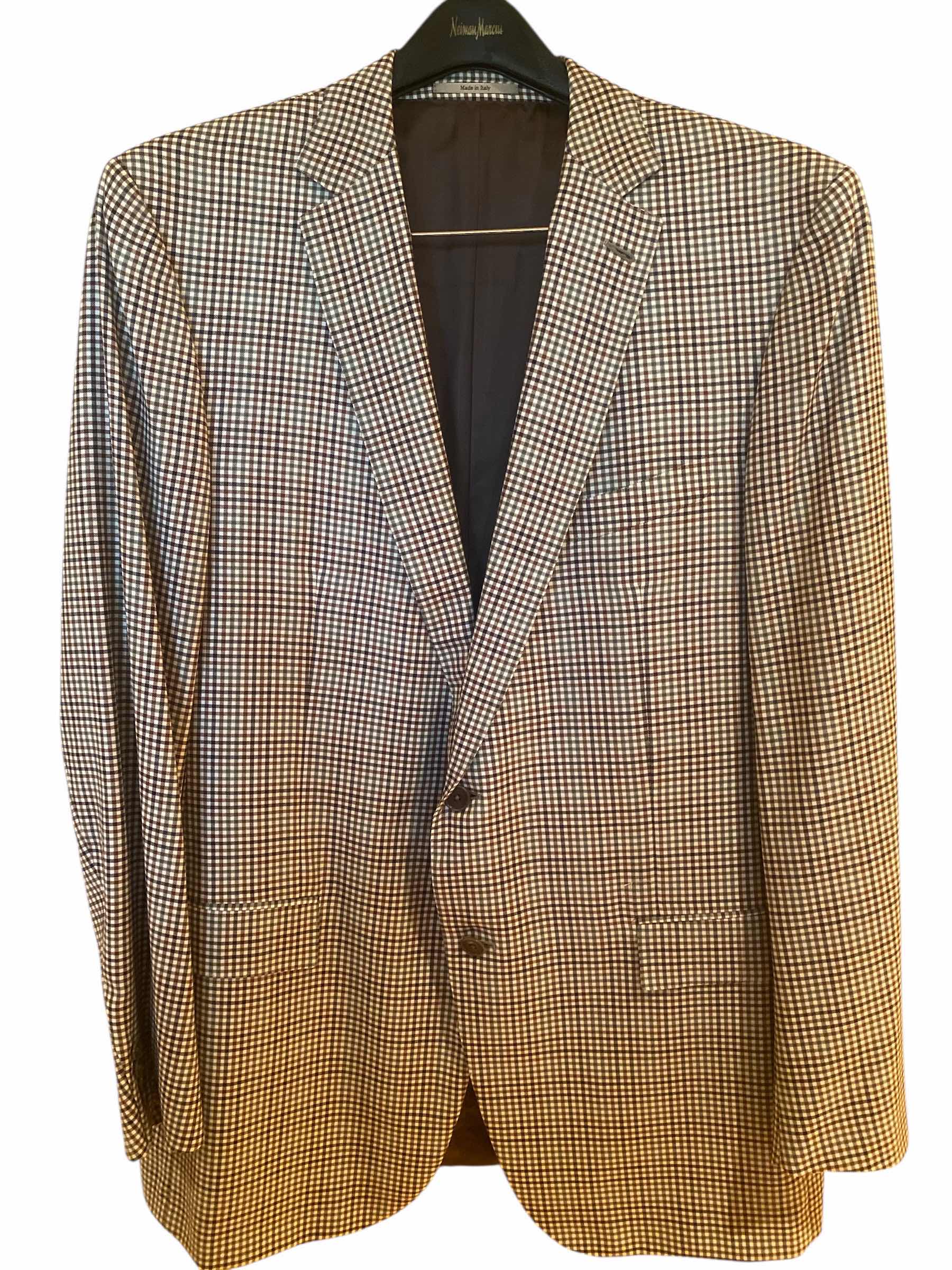 Photo 1 of ERMENEGILDO ZEGNA HAND TAILORED WOOL JACKET MADE IN ITALY MENS EST SIZE LARGE