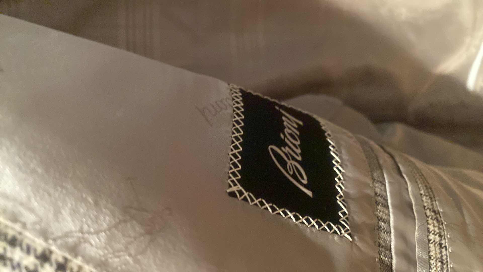 Photo 1 of BRIONI FOR NIEMAN MARCUS HAND TAILORED WOOL JACKET MADE IN ITALY MENS SIZE EST LARGE