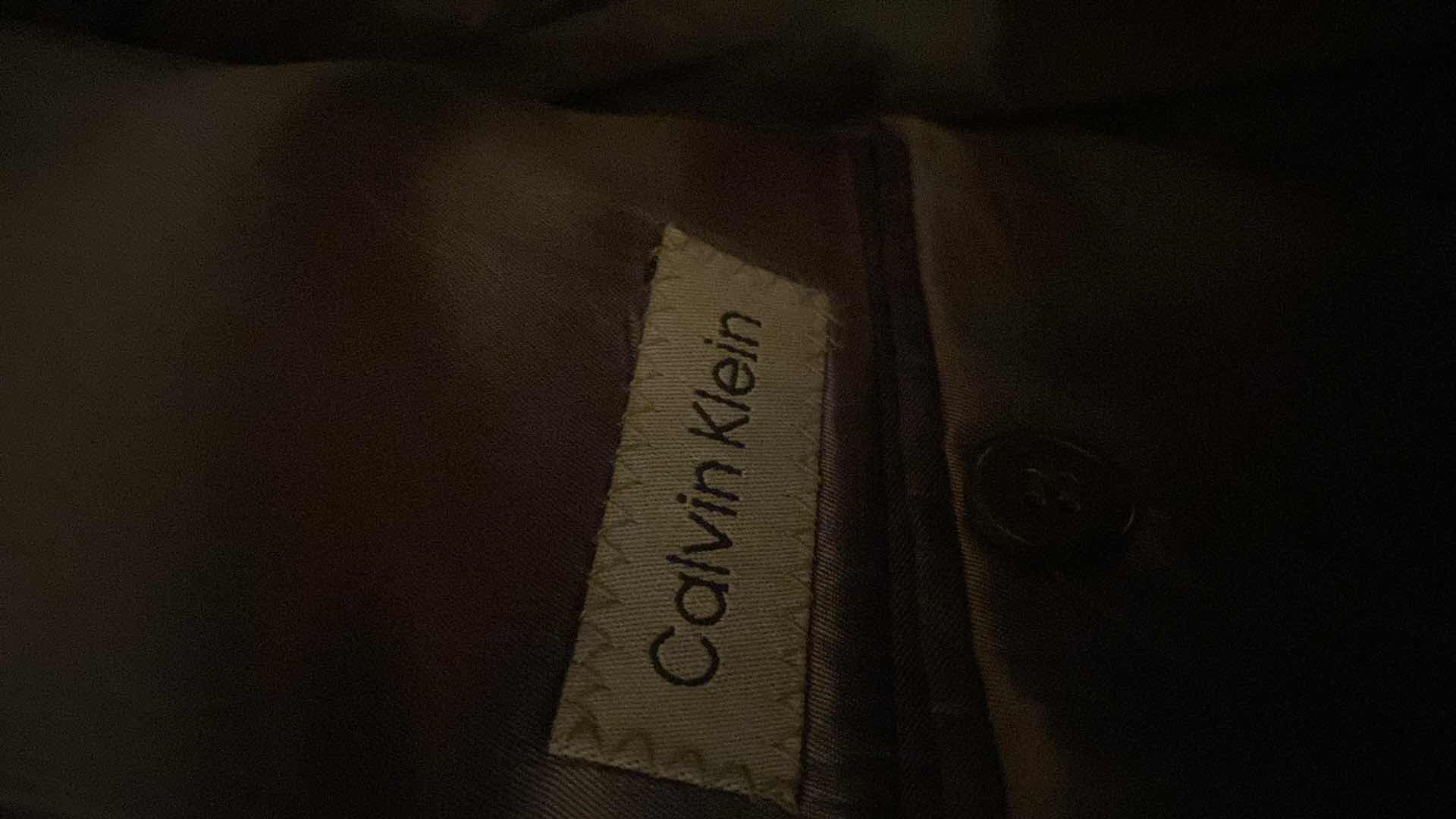 Photo 1 of CALVIN KLEIN TAILORED WOOL JACKET MADE IN USA MENS SIZE EST LARGE