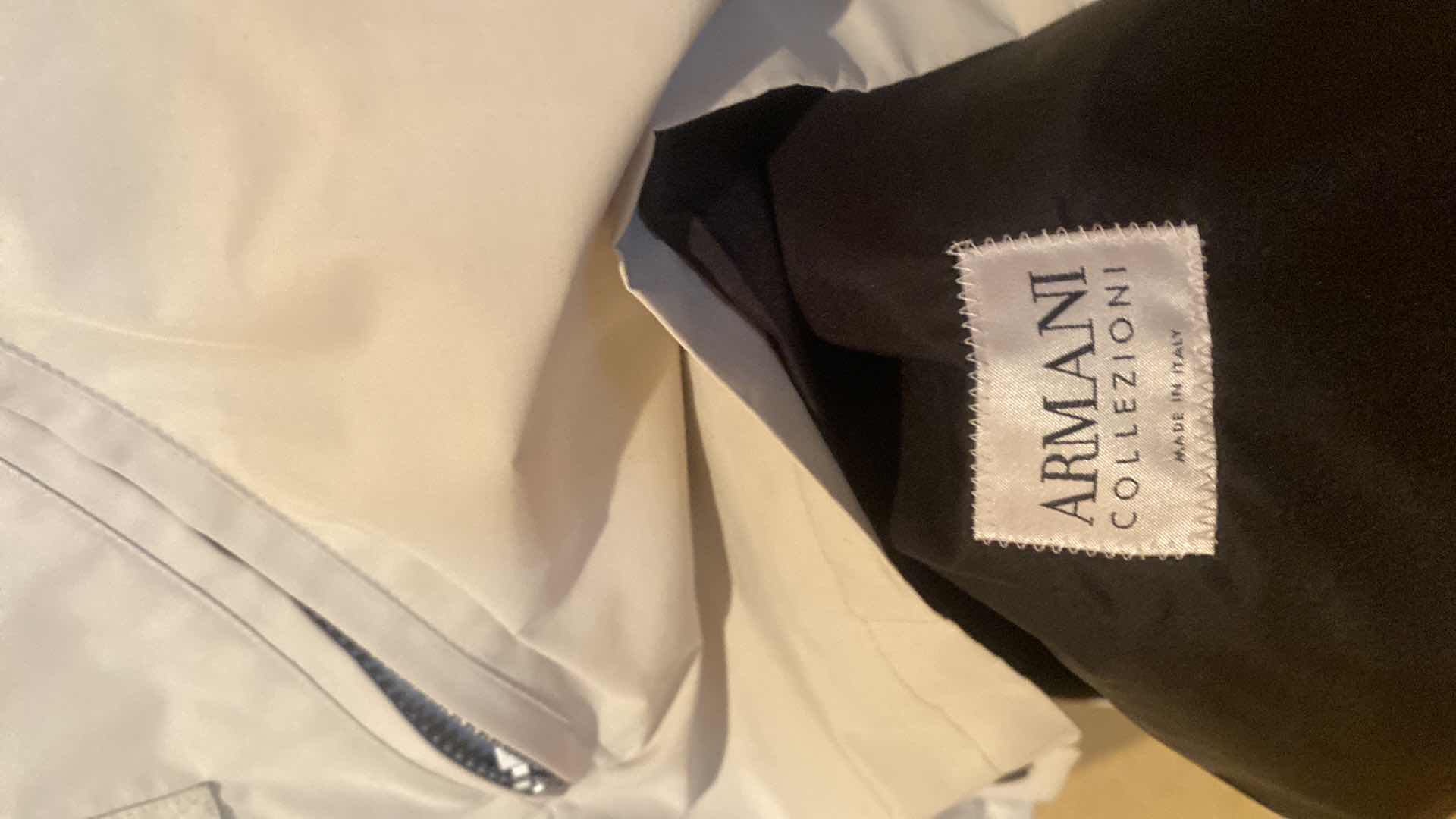 Photo 1 of NEW GEORGIO ARMANI CANVAS JACKET MADE IN ITALY MENS SIZE 44R ORIGINAL $745