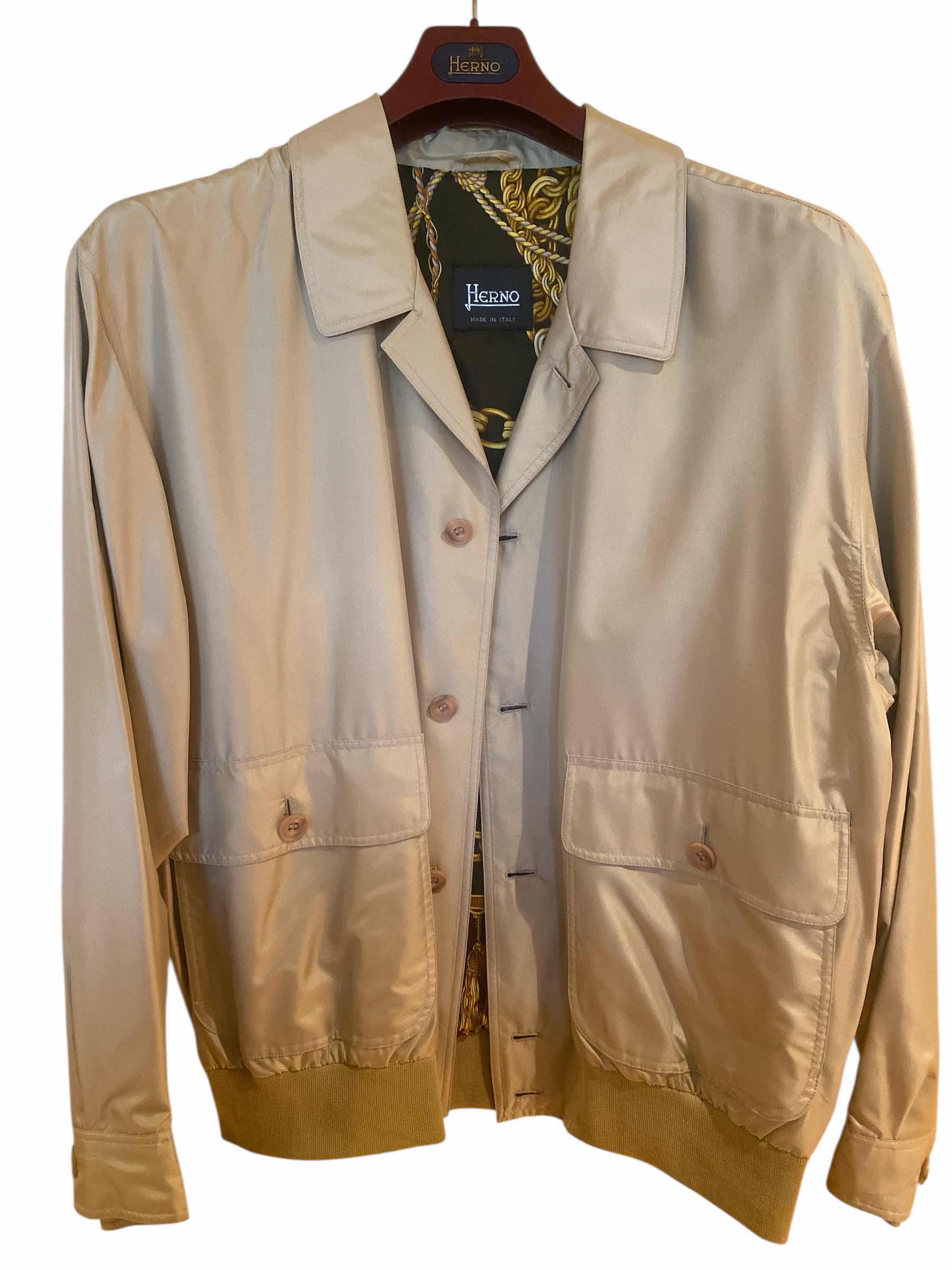 Photo 1 of HERNO TAN STORM JACKET SIZE EST XL