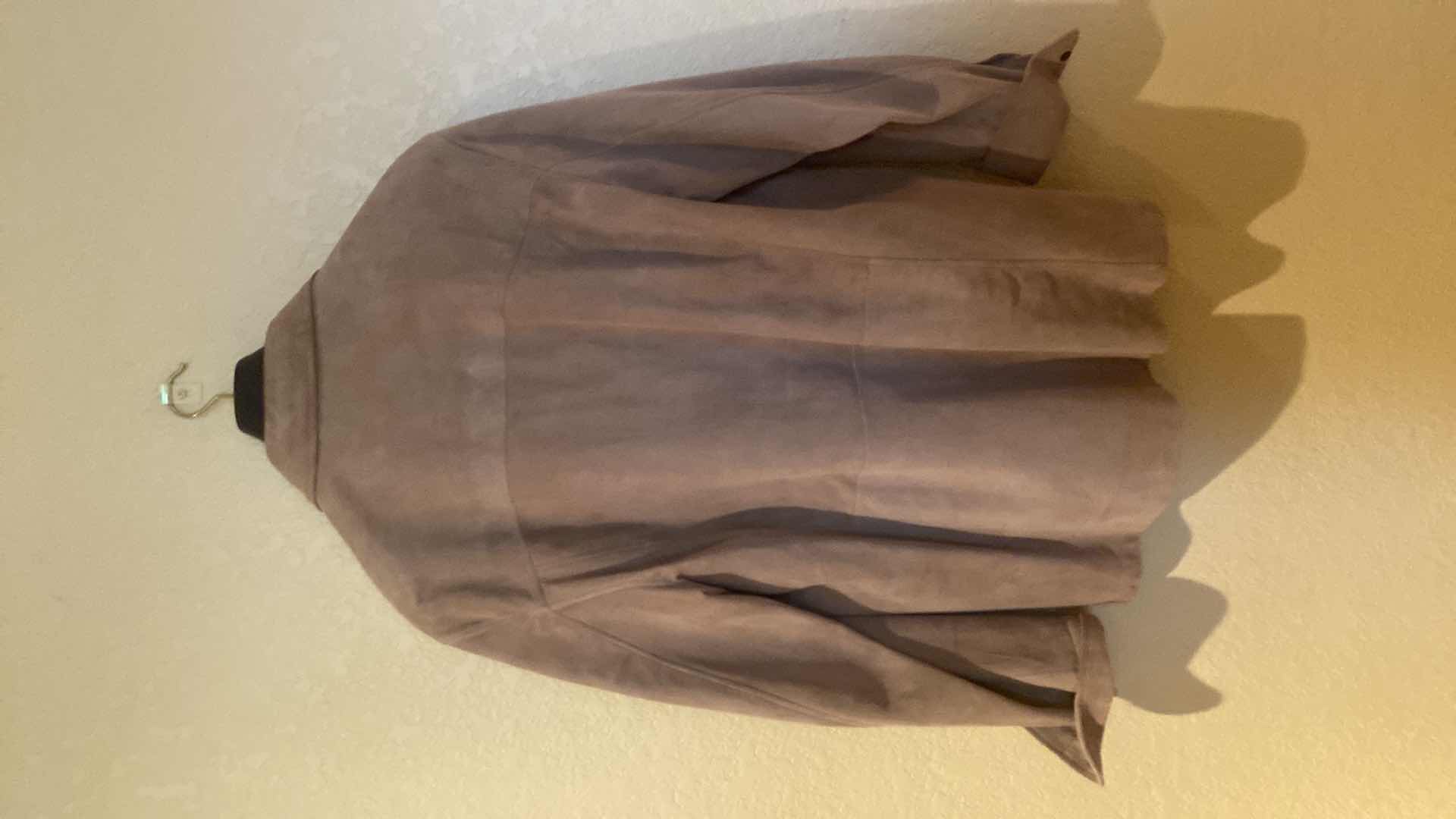 Photo 1 of BERNINI LEATHER JACKET MADE IN ITALY MENS SIZE 54