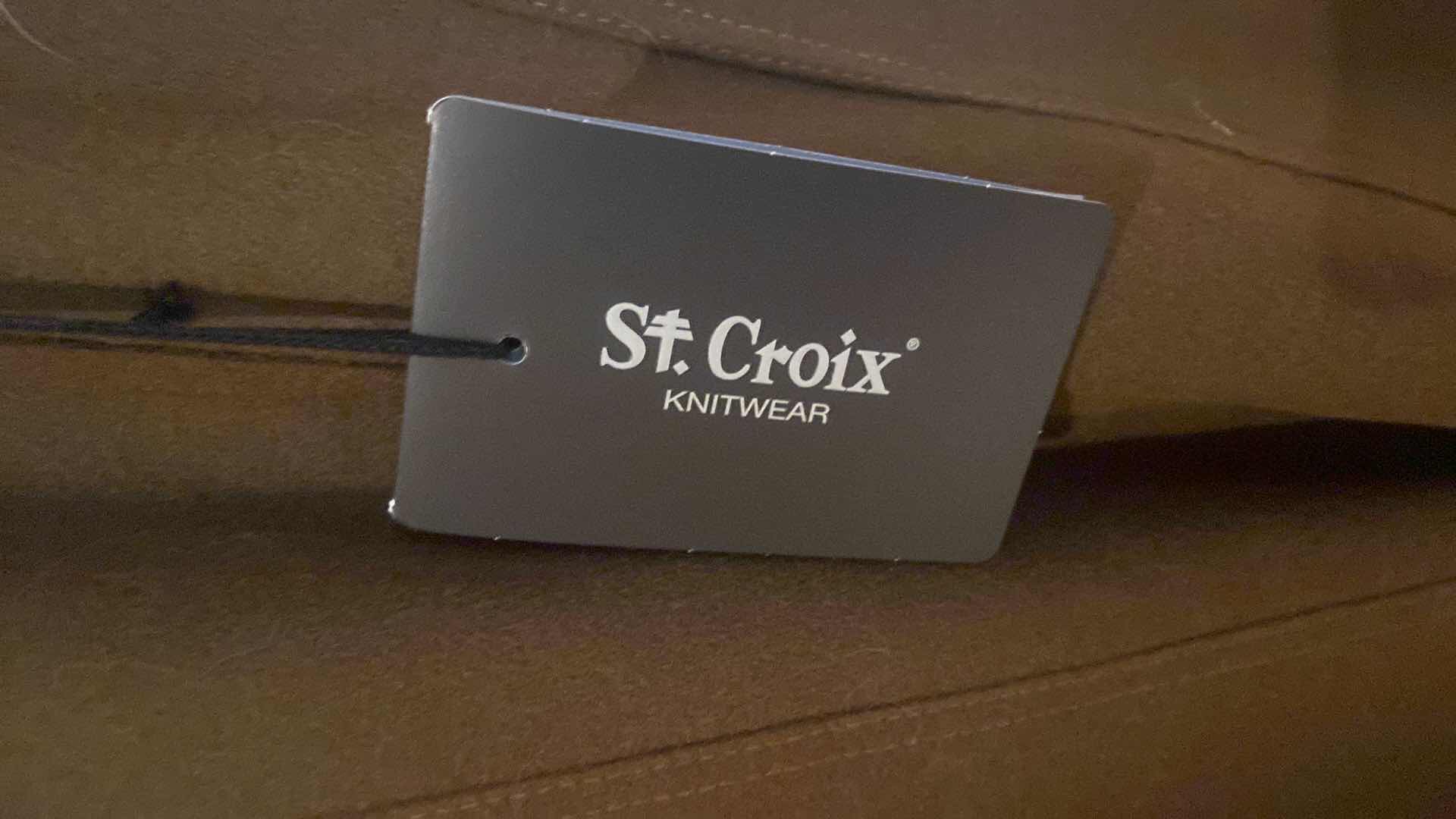 Photo 1 of NEW ST CROIX KNIT JACKET MENS SIZE LARGE