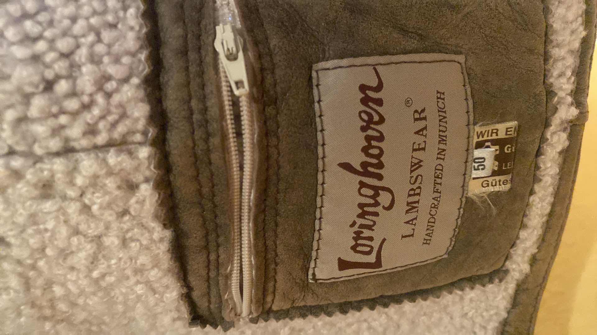 Photo 1 of LORINGHOVEN SHEARLING VEST MADE IN GERMANY MENS SIZE XL 50