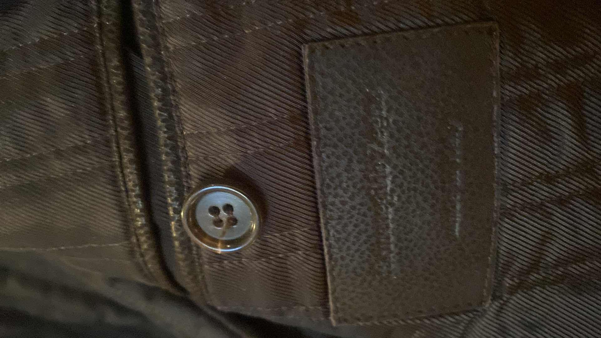 Photo 1 of ERMENEGILDO ZEGNA LEATHER JACKET MADE IN ITALY MENS SIZE EST LARGE/XLARGE